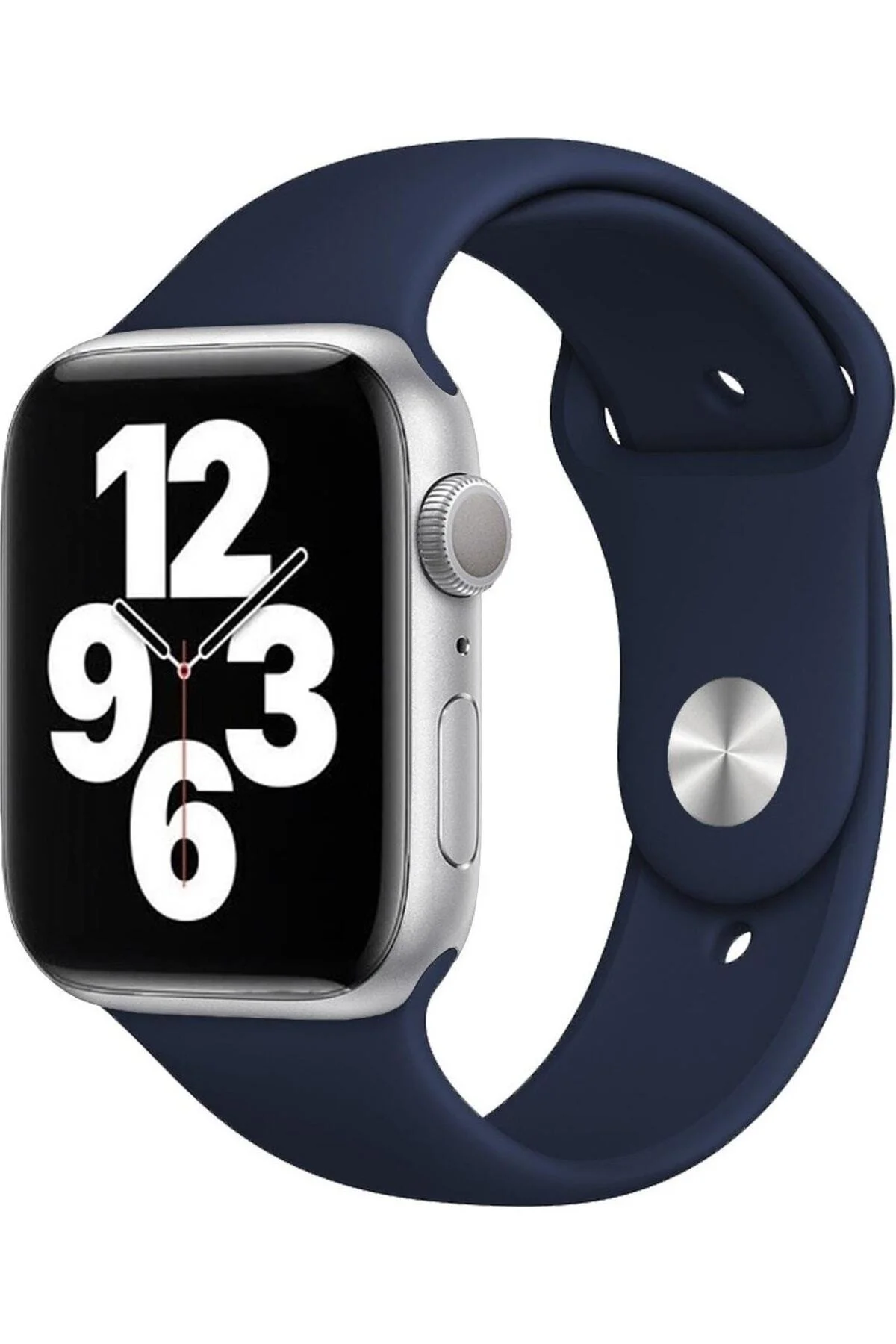 Apple Watch Uyumlu8 7 6 5 4 3 Se 38mm-40mm-41mm M/l Spor Silikon Kordon