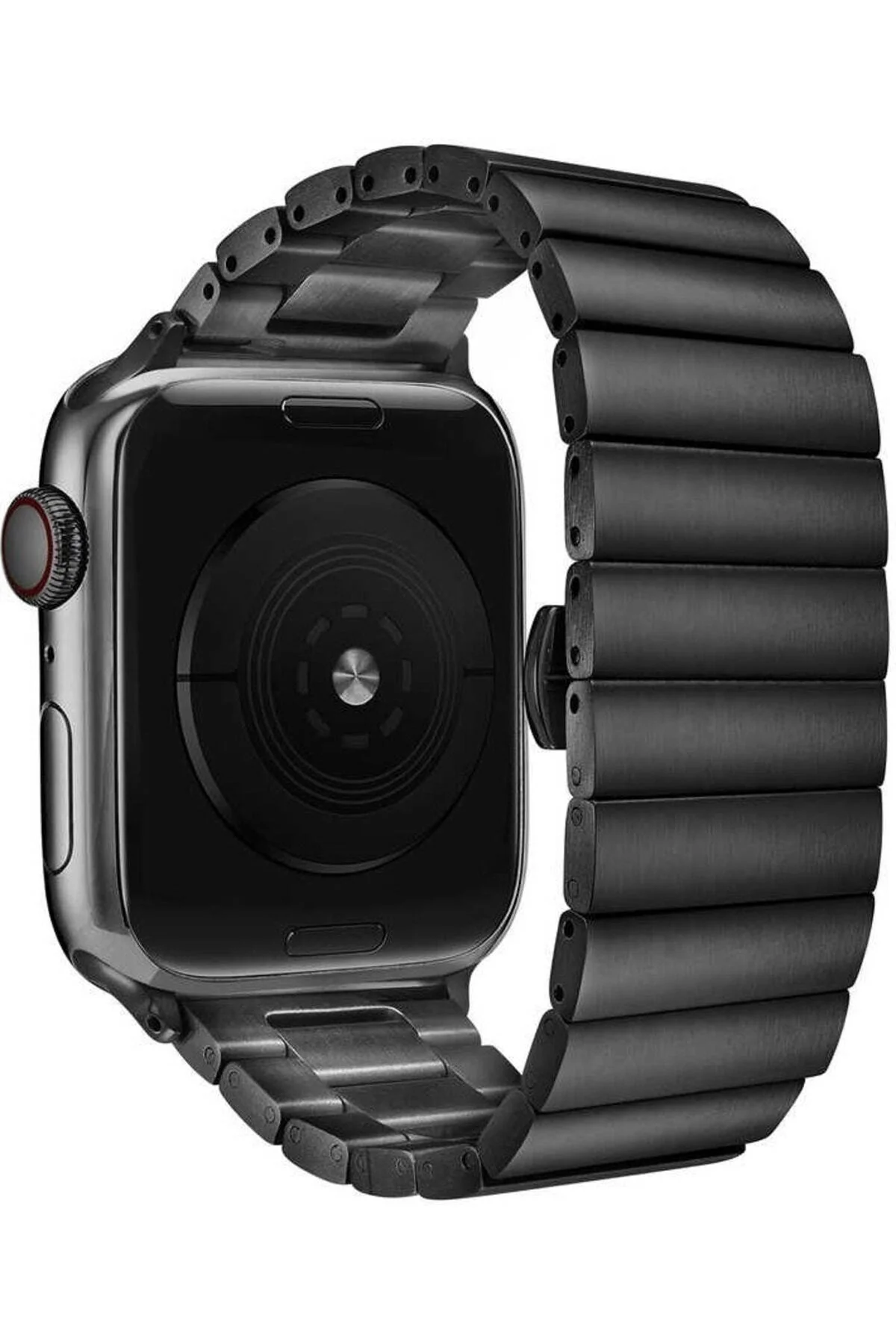 Apple Watch Uyumlu38mm 40mm 41mm 1/2/3/4/5/6/se/7/8 Kordon Metal Katlamalı Klipsli Kordon