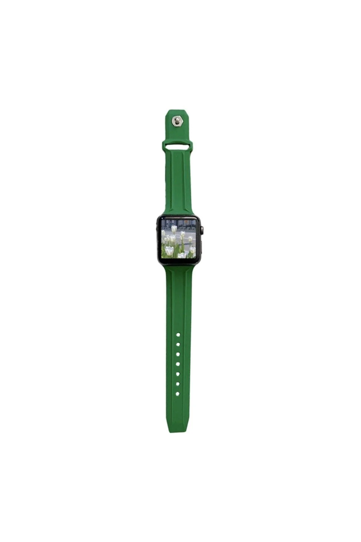 Apple Watch Uyumlu5 6 7 8 Ultra 42mm 44mm 45mm Silikon Kordon