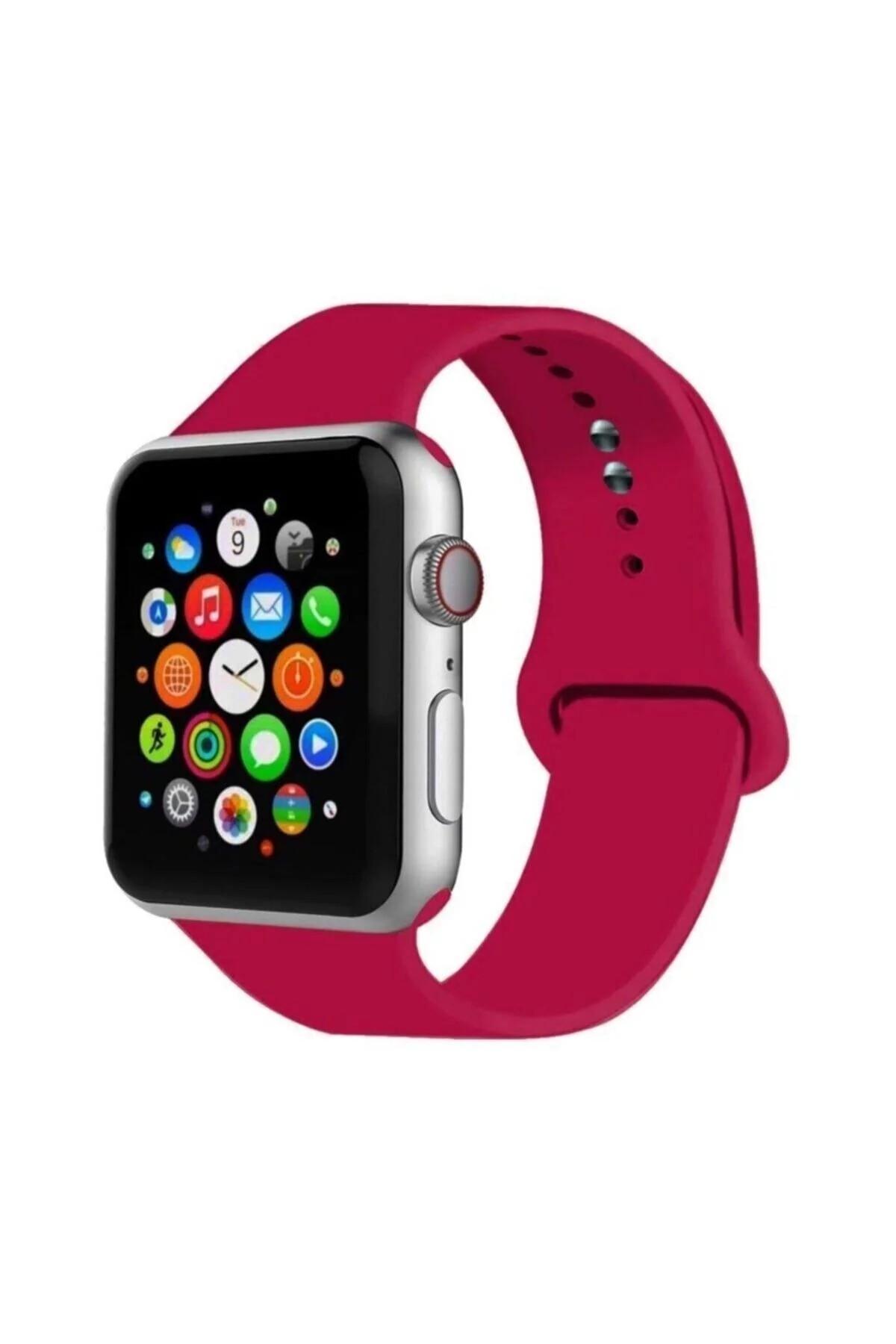 Apple Watch Uyumlukordon 2 3 4 5 42 Mm Ve 44 Mm Silikon Kordon Kayış