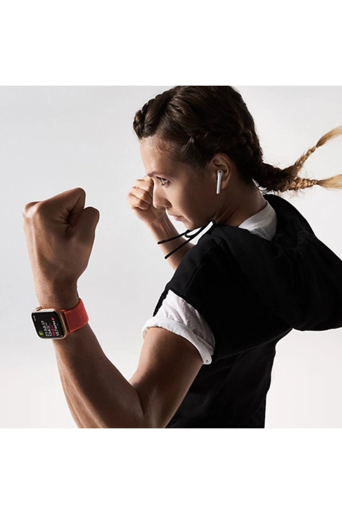 Apple Watch Uyumlu38-40mm Krd3 Hasır Kordon - pazariz Görsel 4