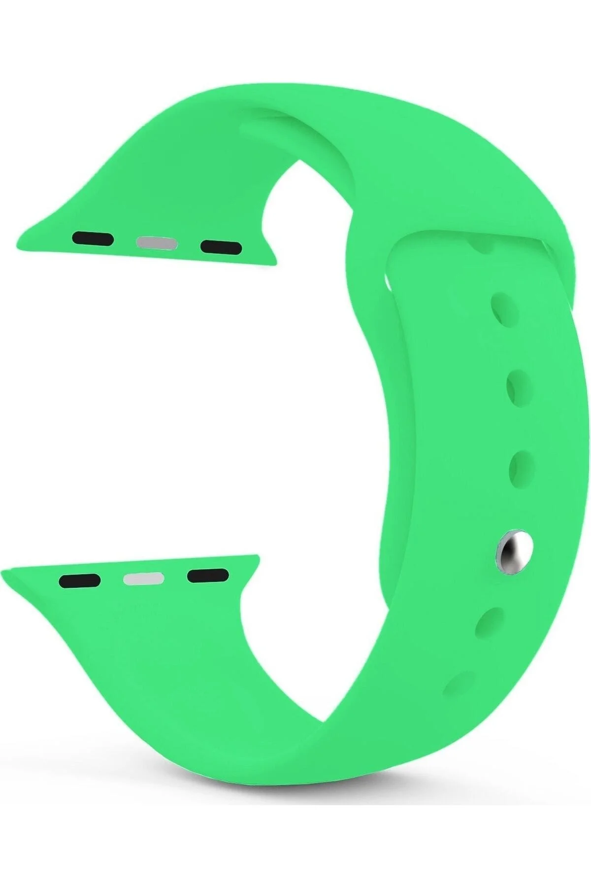 Apple Watch Uyumluseries 8 45mm Kordon, Silikon Spor Yeşil