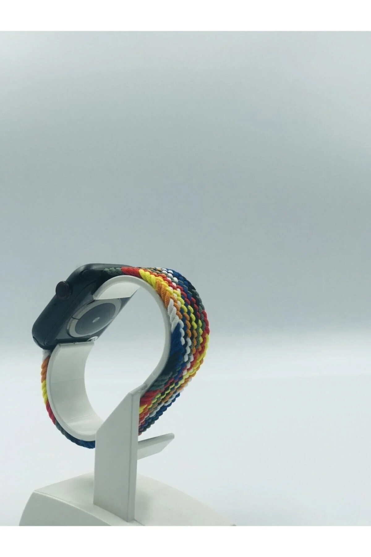 Apple Watch Uyumlu42 / 44mm Örgülü Esnek Kordon - pazariz Görsel 3