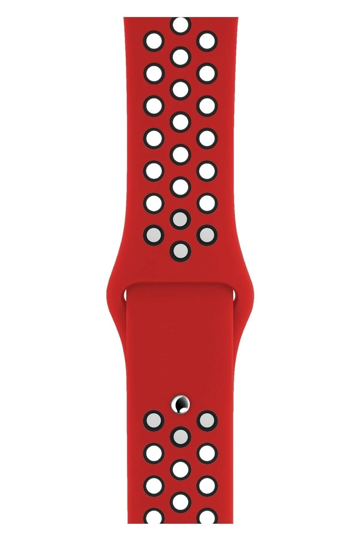 Apple Watch Uyumlusilikon Kayış Delikli Kordon 1 2 3 4 5 6 7 Se 42mm/44mm/45mm
