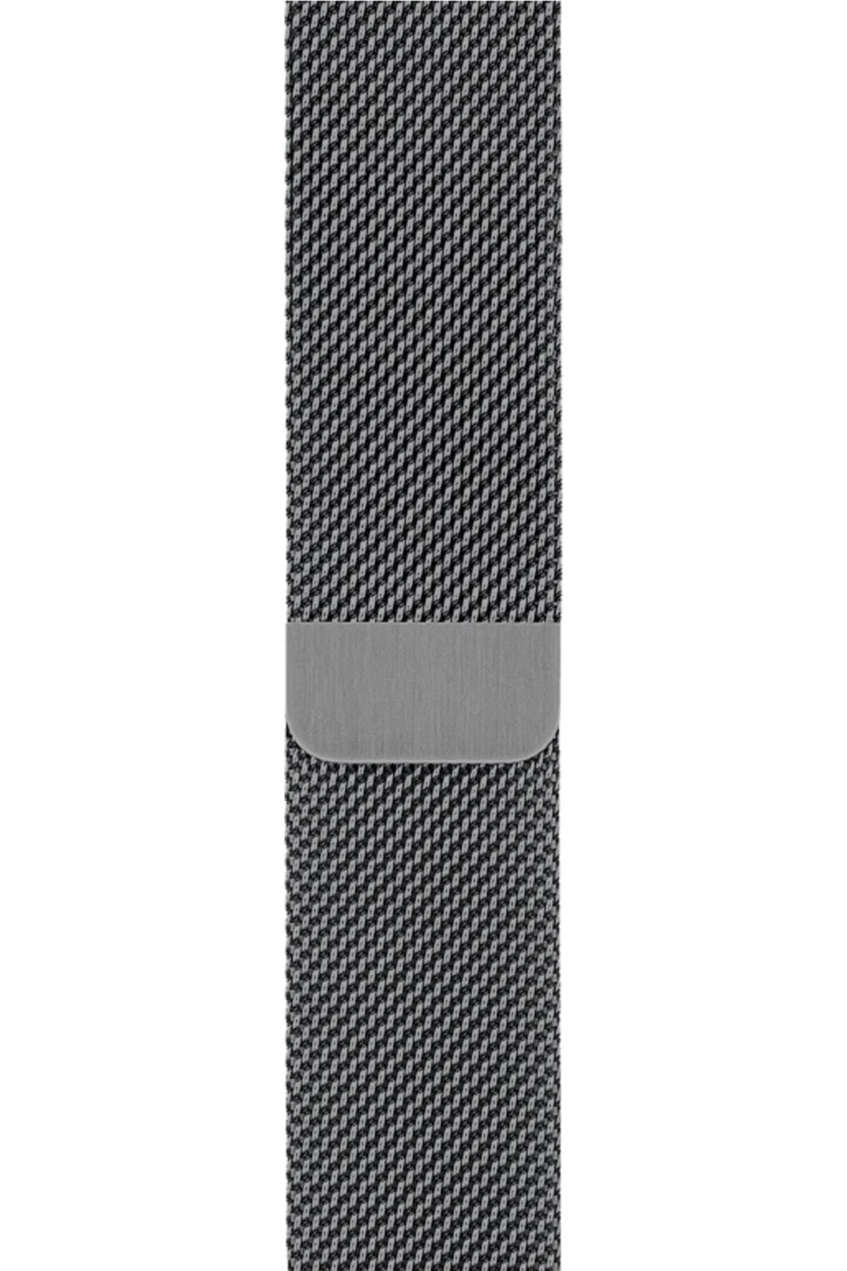 Apple Watch Uyumlu8 45 Mm Çelik Örgü Mıknatıslı Kordon - Uzay Gri