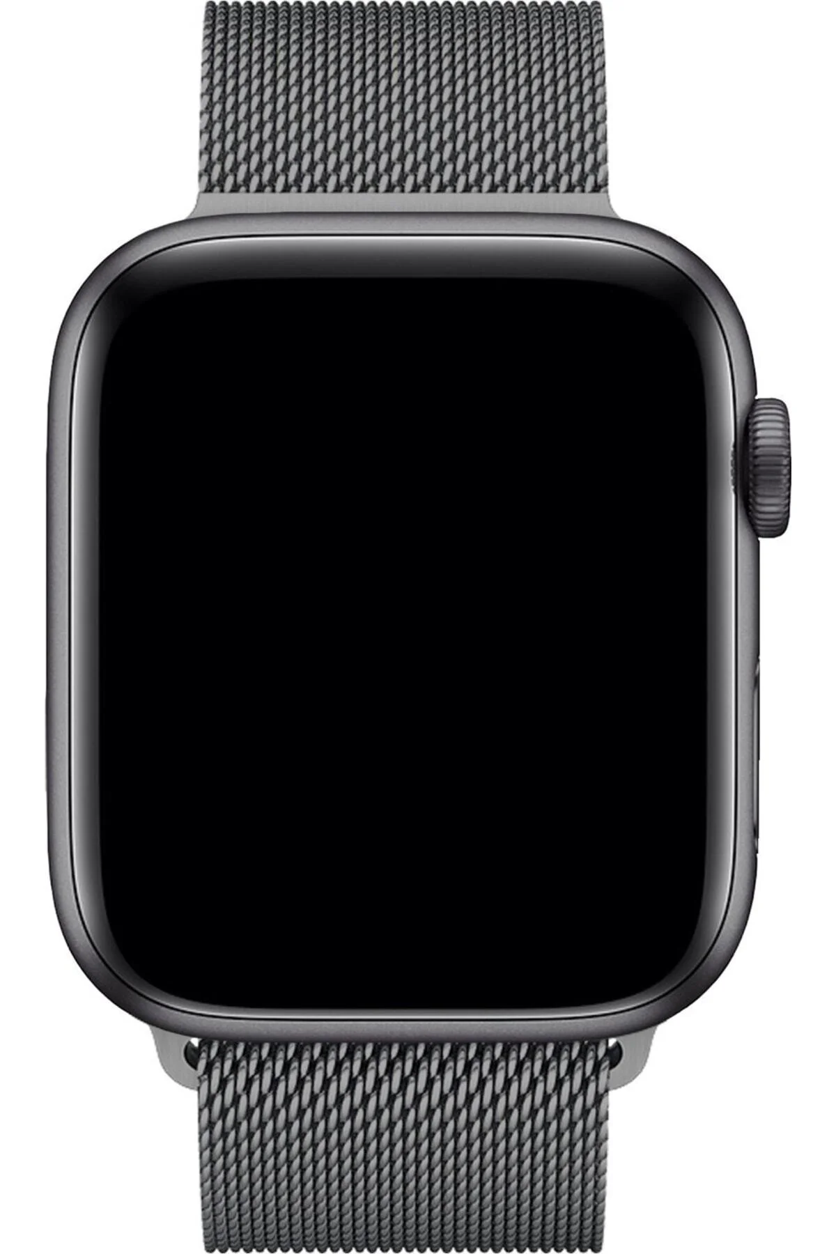 Apple Watch Uyumlu8 45 Mm Çelik Örgü Mıknatıslı Kordon - Uzay Gri - pazariz Görsel 3