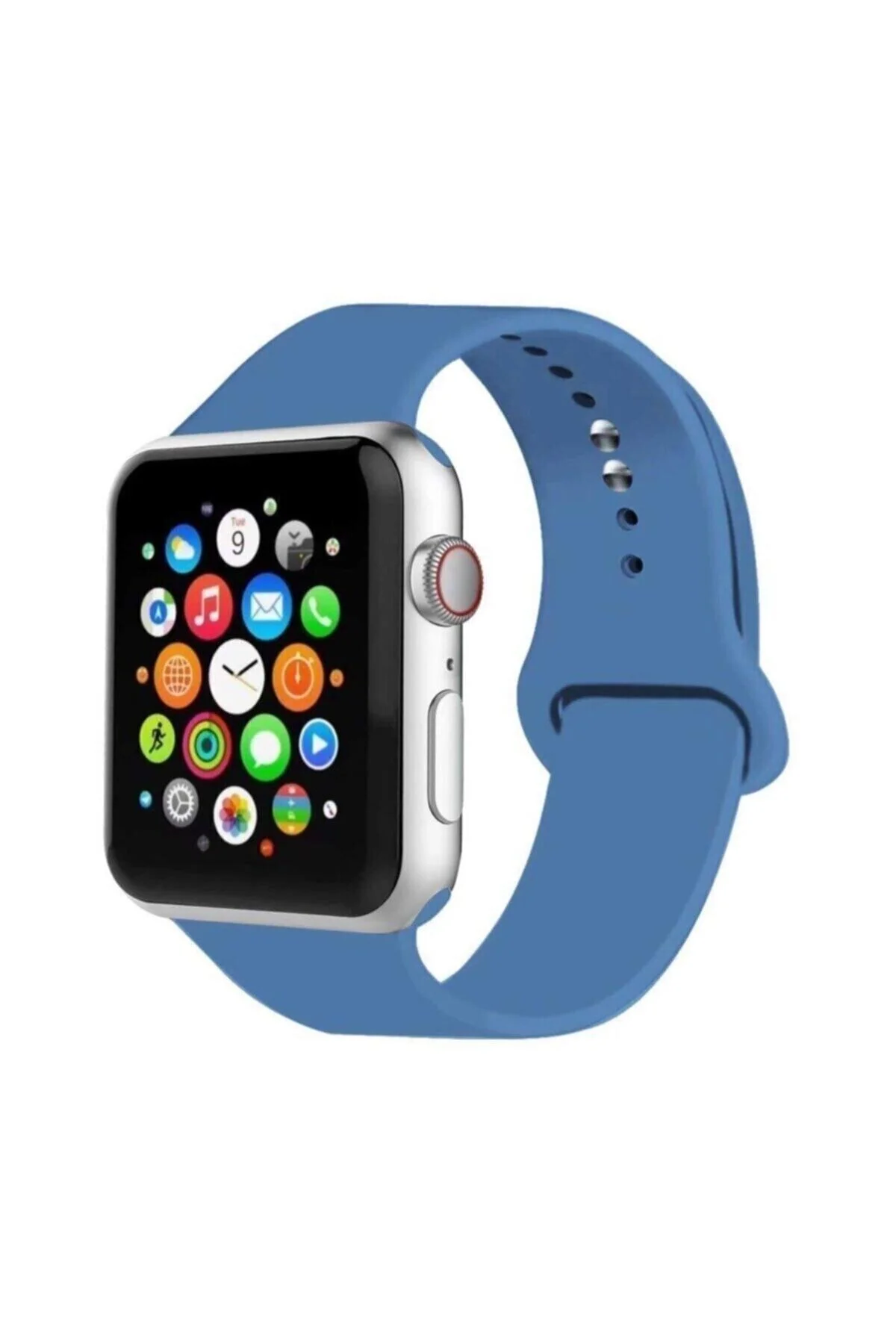 Apple Watch Uyumlukordon 2 3 4 5 42 Mm Ve 44 Mm Silikon Kordon Kayış