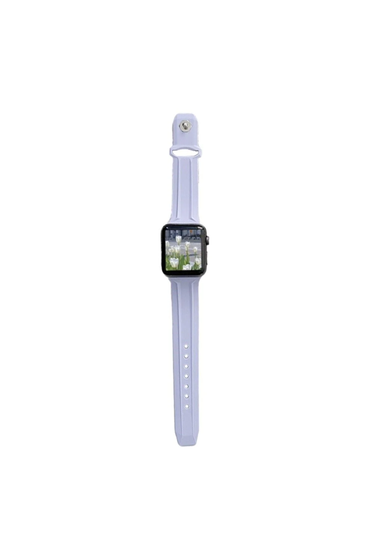 Apple Watch Uyumlu5 6 7 8 Ultra 42mm 44mm 45mm Silikon Kordon