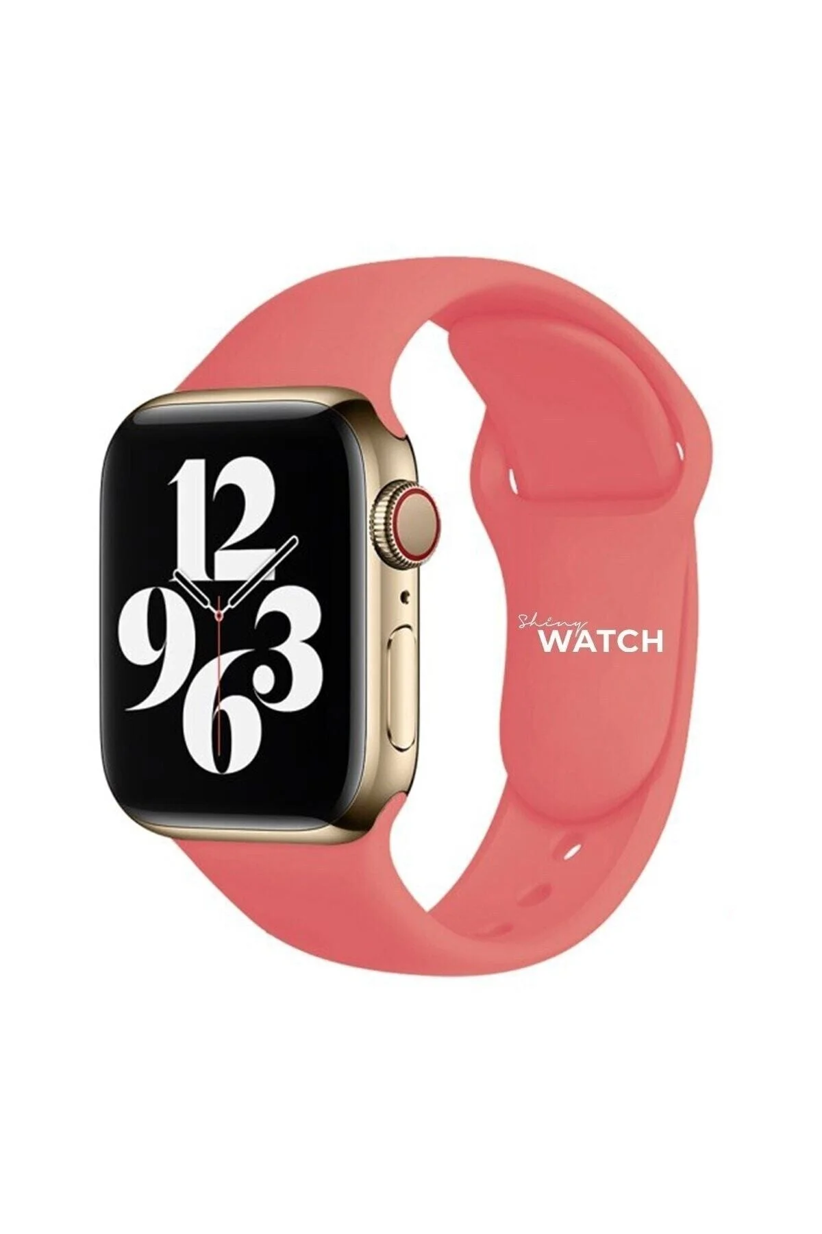 Apple Watch Uyumluspor Silikon Kordon 42/44mm Mercan Kırmızısı - pazariz Görsel 3