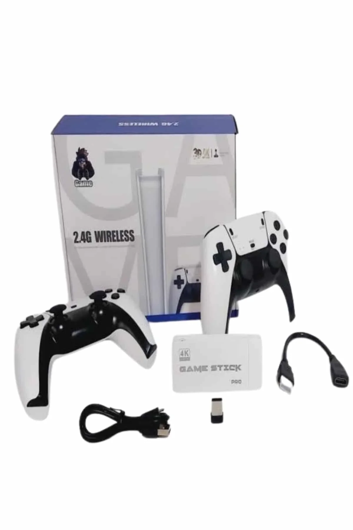 Game Stick 4k Retro Çift Kollu Atari Oyunlari +20000 Oyunlu Konsol Nostalji - Just Cheap Store Görsel 3