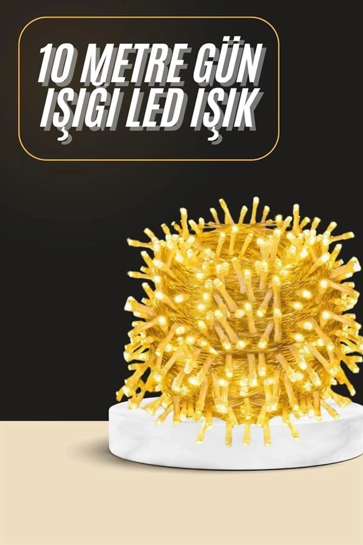 10 Metre Günışığı Led Işık Fişli Dekoratif Ortam Aydınlatması 3 Modlu Led Şerit Işık - Just Cheap Store Görsel 2