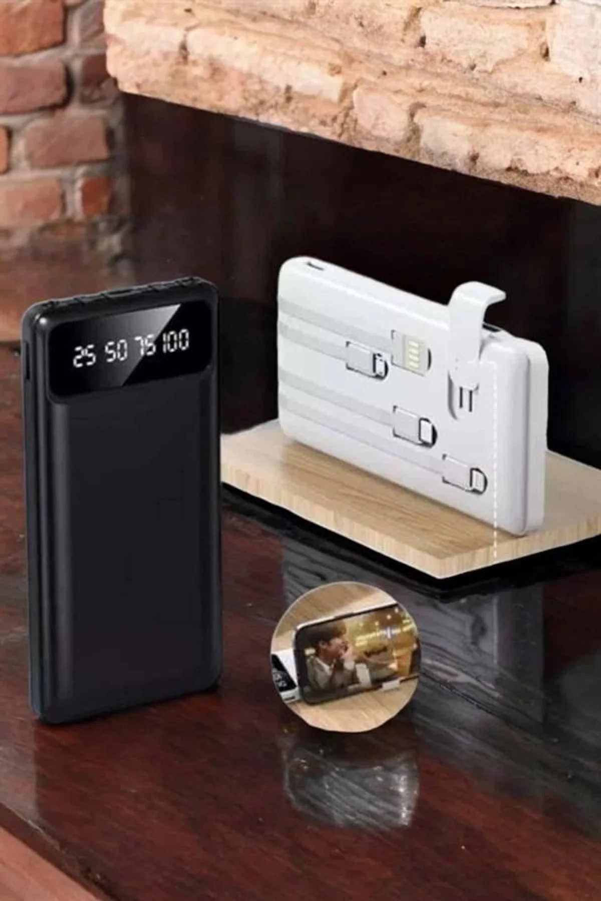 Powerbank 20.000 Mah Dijital Göstergeli Lcd Ekran Uzun Pil Ömrü Yeni Nesil - Just Cheap Store Görsel 4