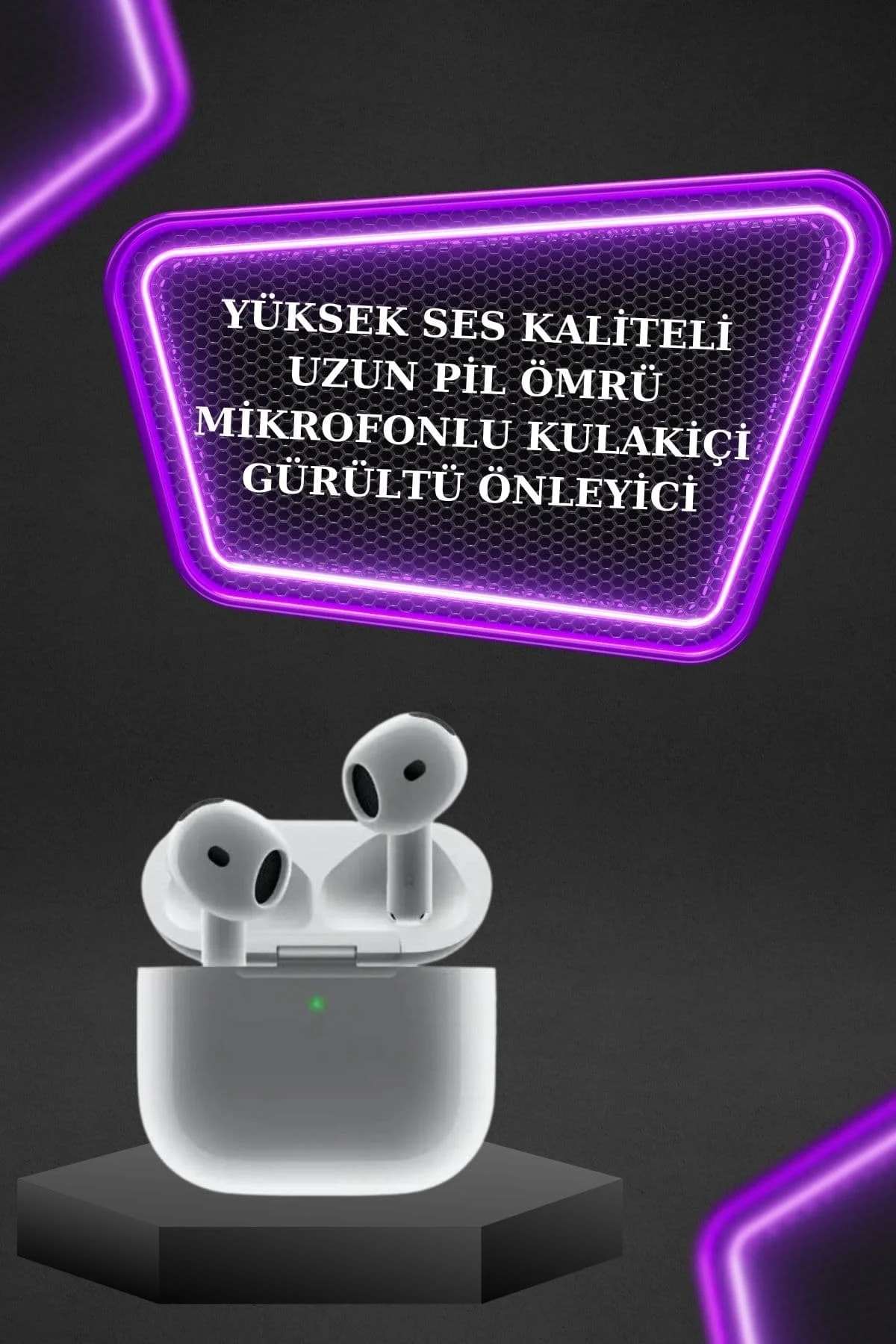 3.nesil Tws Bluetooth Kulaklık Bluetooth Bağlantılı Akıllı Saat Amoled Ekran Plastik Hasır Kordon - Just Cheap Store Görsel 3