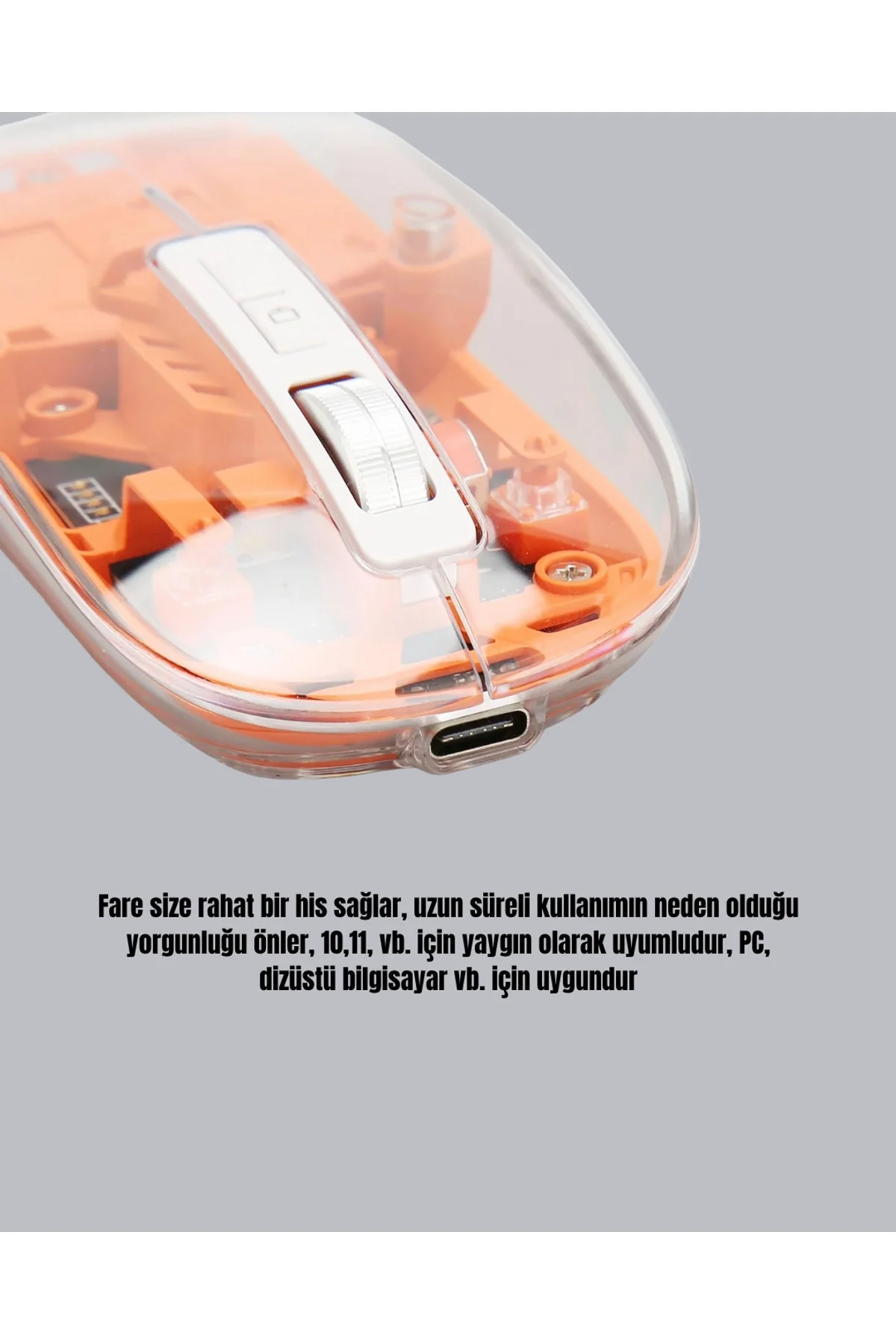 Hafif Ve Taşınabilir Fare – 43 Gram, Otomatik Uyku Modlu Yeni Nesil - Just Cheap Store Görsel 5