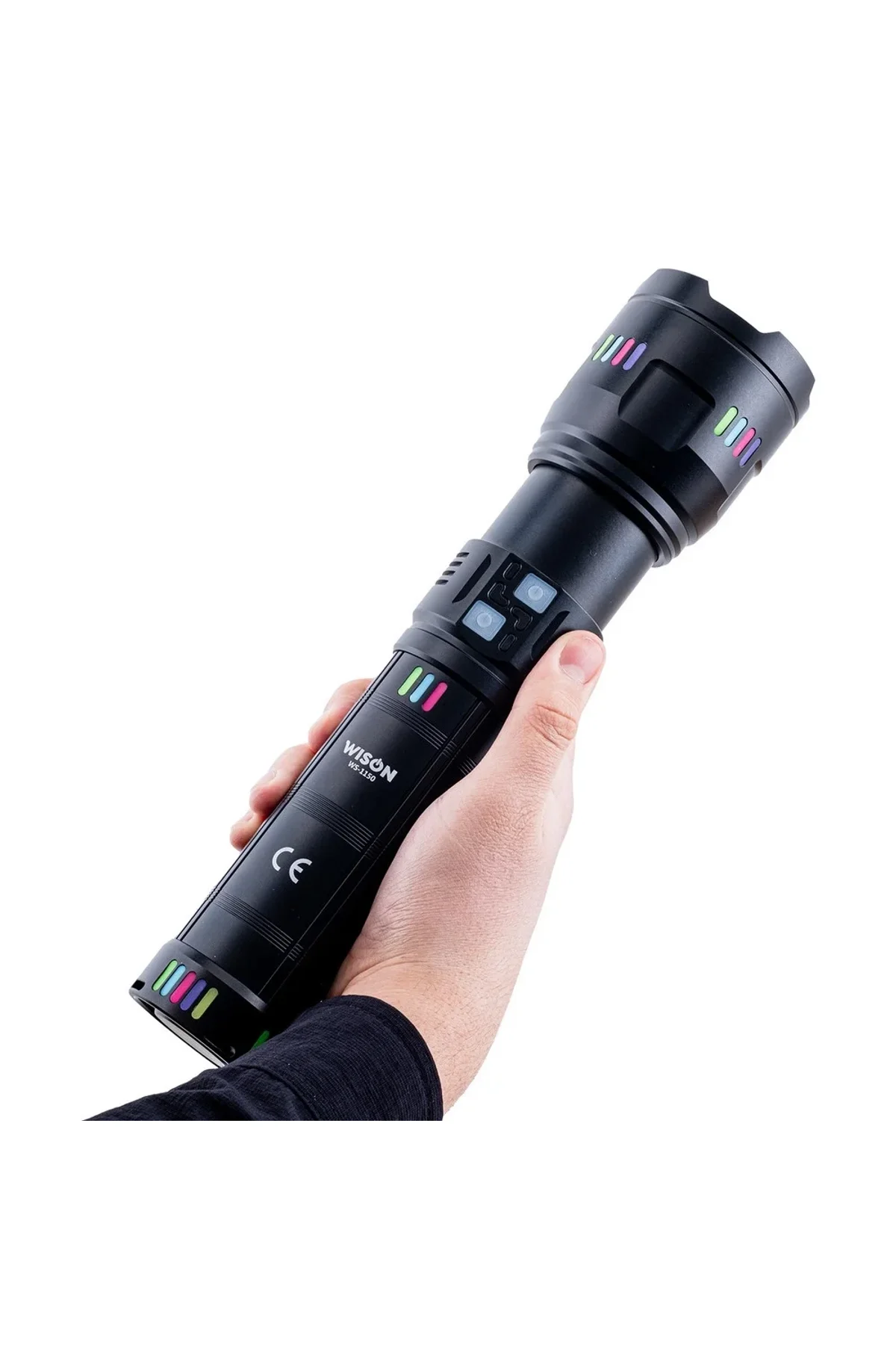 Ws-1150 Uzun Menzilli 60 Watt 5500 Lümen Profesyonel Güçlü El Feneri (4741) - Just Cheap Store Görsel 4