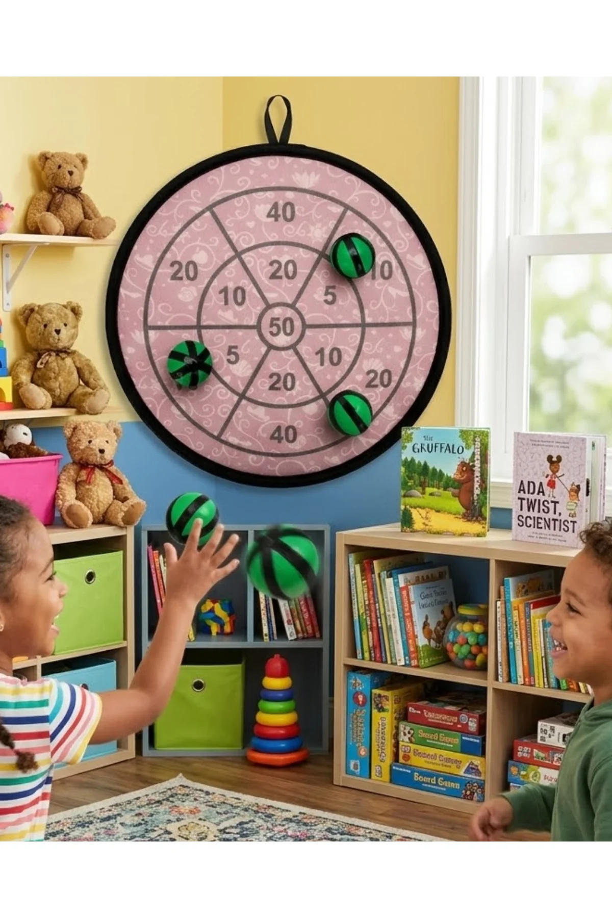 Güvenli Dart Oyunu Cırtlı Toplu Çocuk Oyuncağı Eğlence Ve Beceri Seti