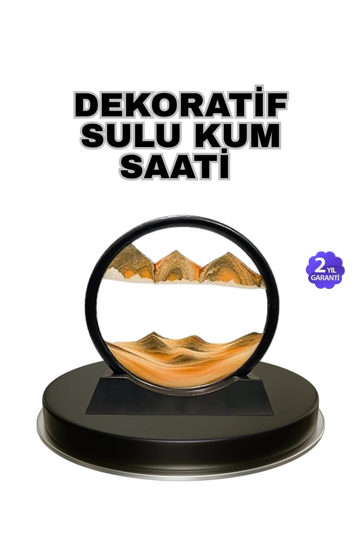 Şeffaf Dekoratif Kum Saati – Dayanıklı Gövde, Minimalist Stil, Masa Ve Vitrin Aksesuarı - Just Cheap Store Görsel 2