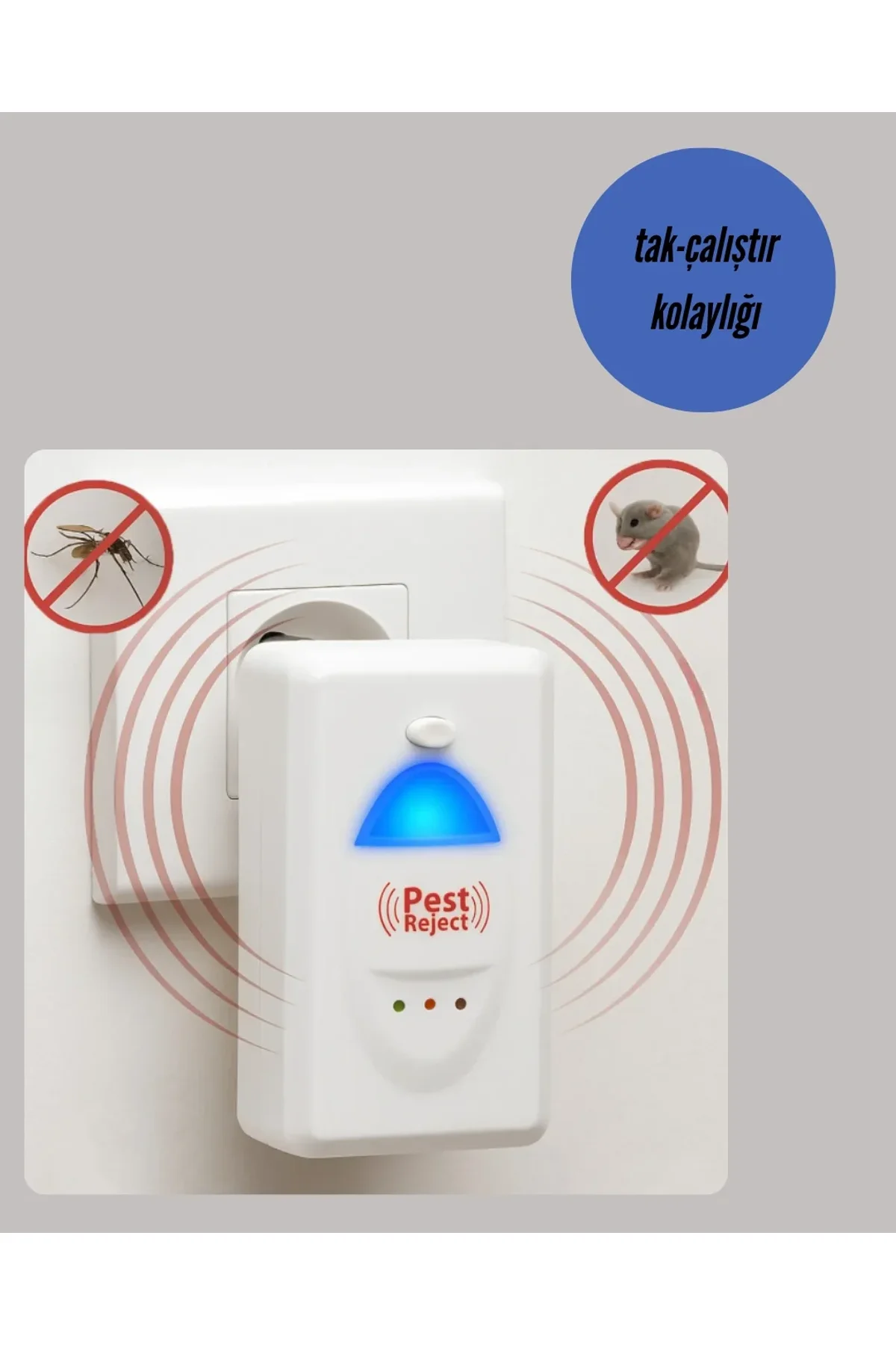 Elektrikli Böcek Ve Fare Kovucu Prizden Çalışan - Just Cheap Store Görsel 5