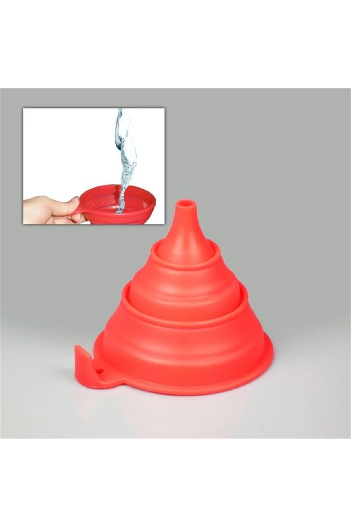 Silicone Folding Funnel Katlanır Huni (4741)