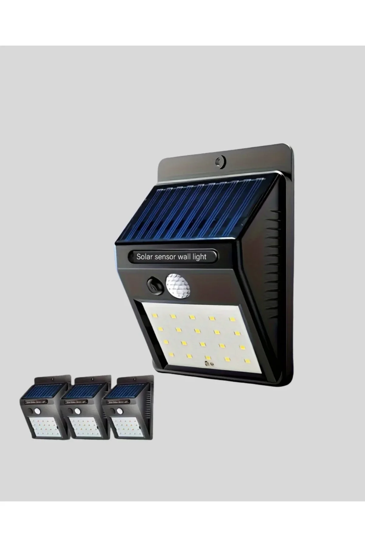 Güneş Enerjili Sensörlü Dış Mekan Duvar Lambası – 3 Modlu, 2200mah Pil, 120° Algılama - Just Cheap Store Görsel 5