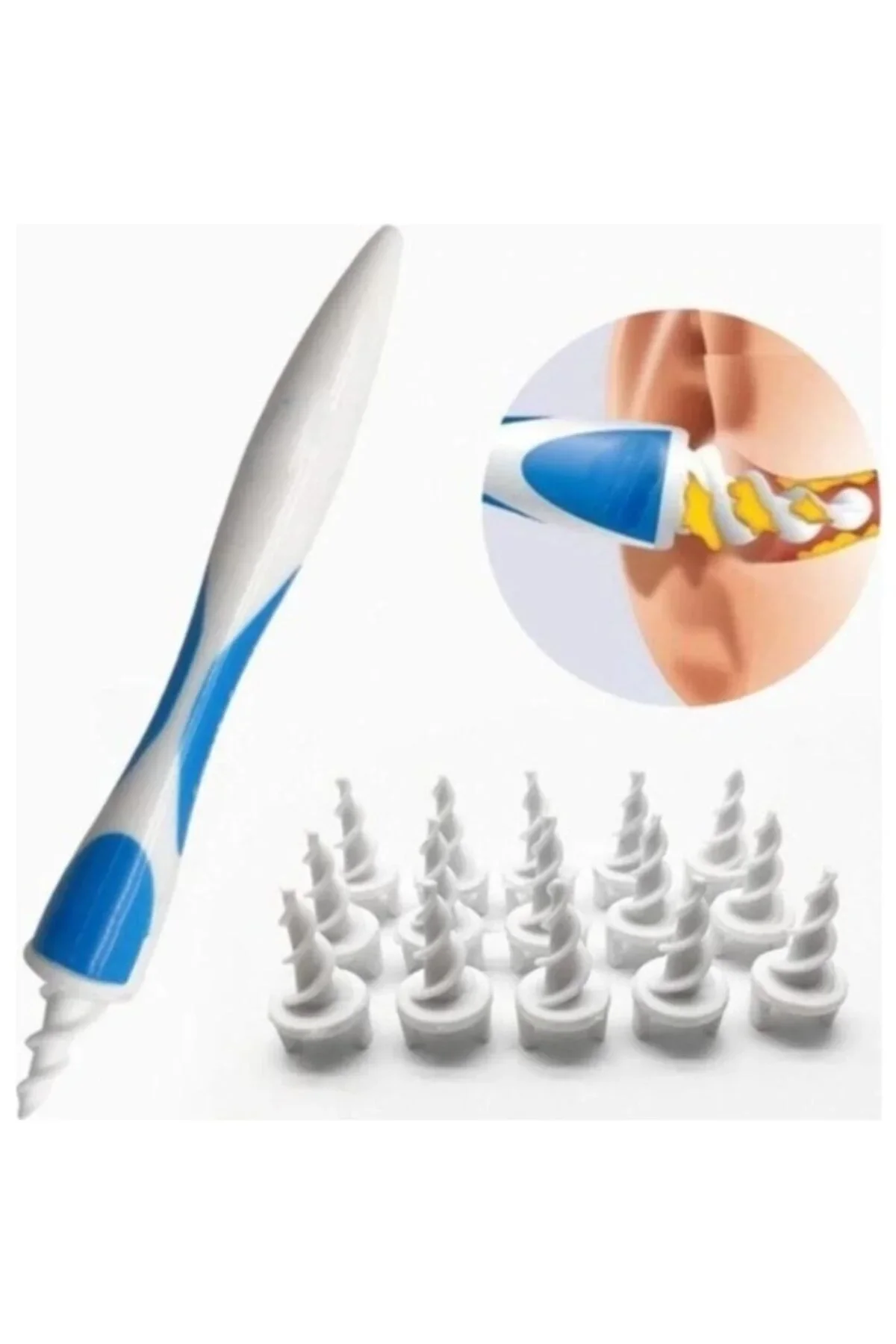 Smart Swab 16 Başlıklı Pratik Kulak Temizleme Aleti Aparatı Seti - Just Cheap Store Görsel 4