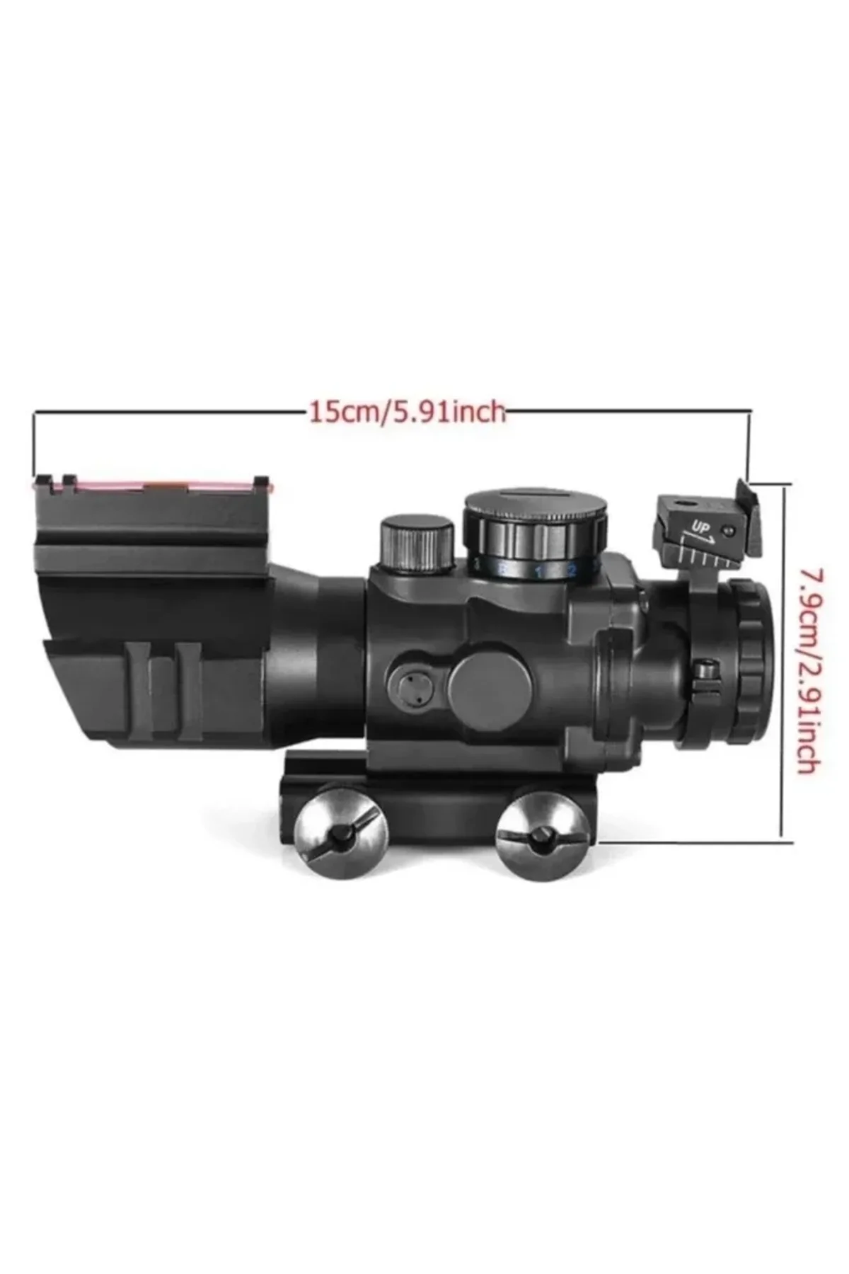Spıke 4x32 Kırmızı Işıklı Dürbünü 4x32 - Just Cheap Store Görsel 3
