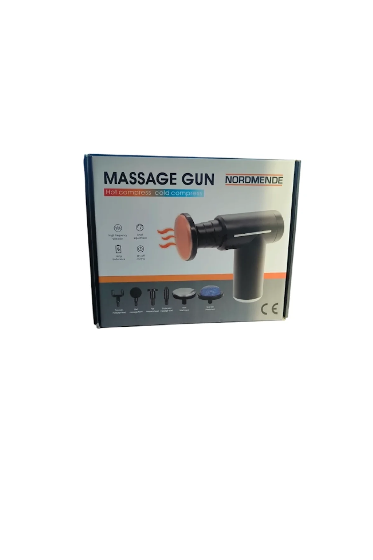 Isıtmalı Soğutmalı Darbeli Şarjlı Masaj Tabancası | Kas Gevşetici &amp; Spor Sonrası Rahatlama - Just Cheap Store Görsel 4