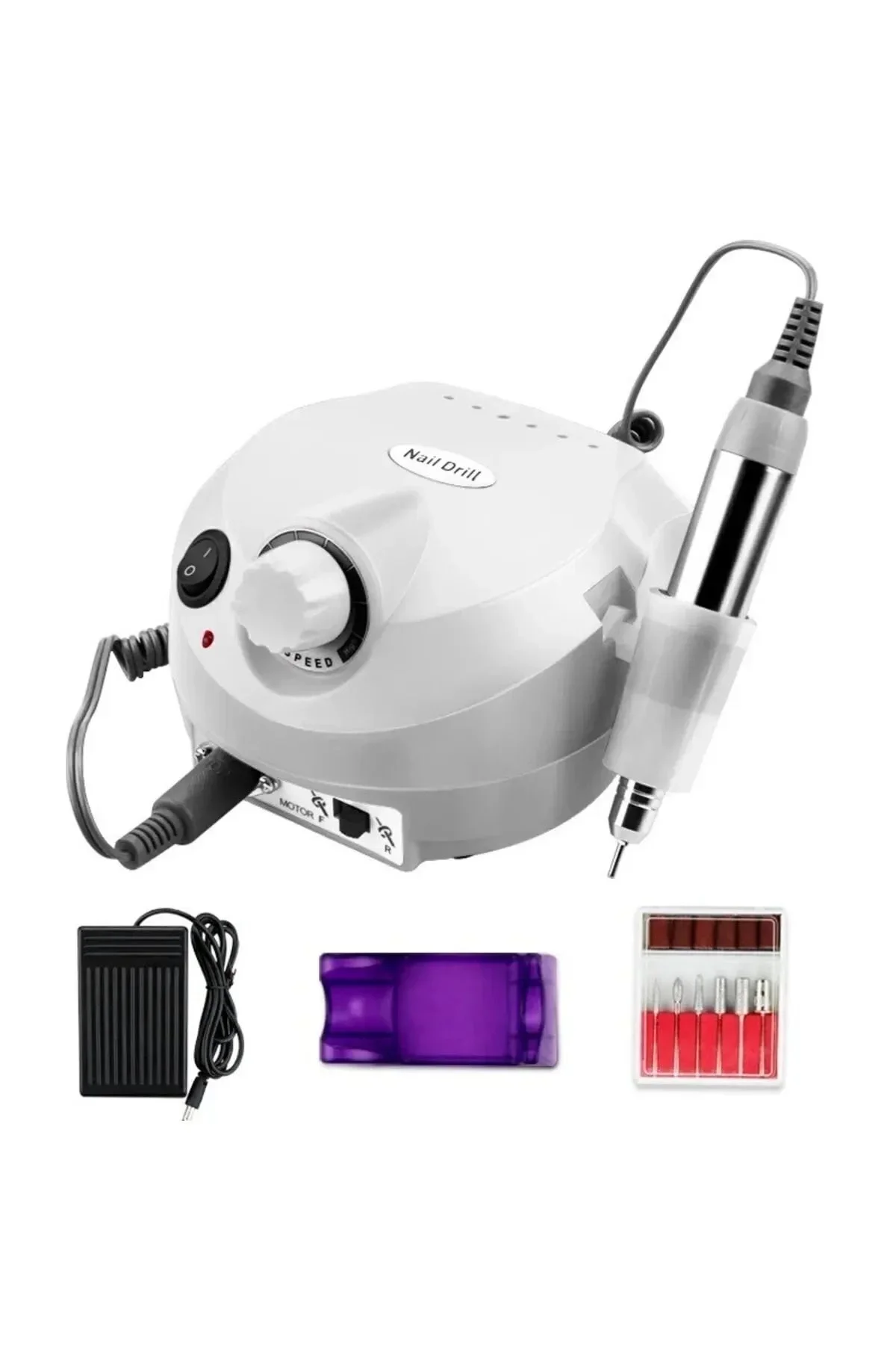 Profesyonel Elektrikli Freze Tırnak Parlatıcı Törpü Manikür Pedikür Makinesi Point Power - Just Cheap Store Görsel 2