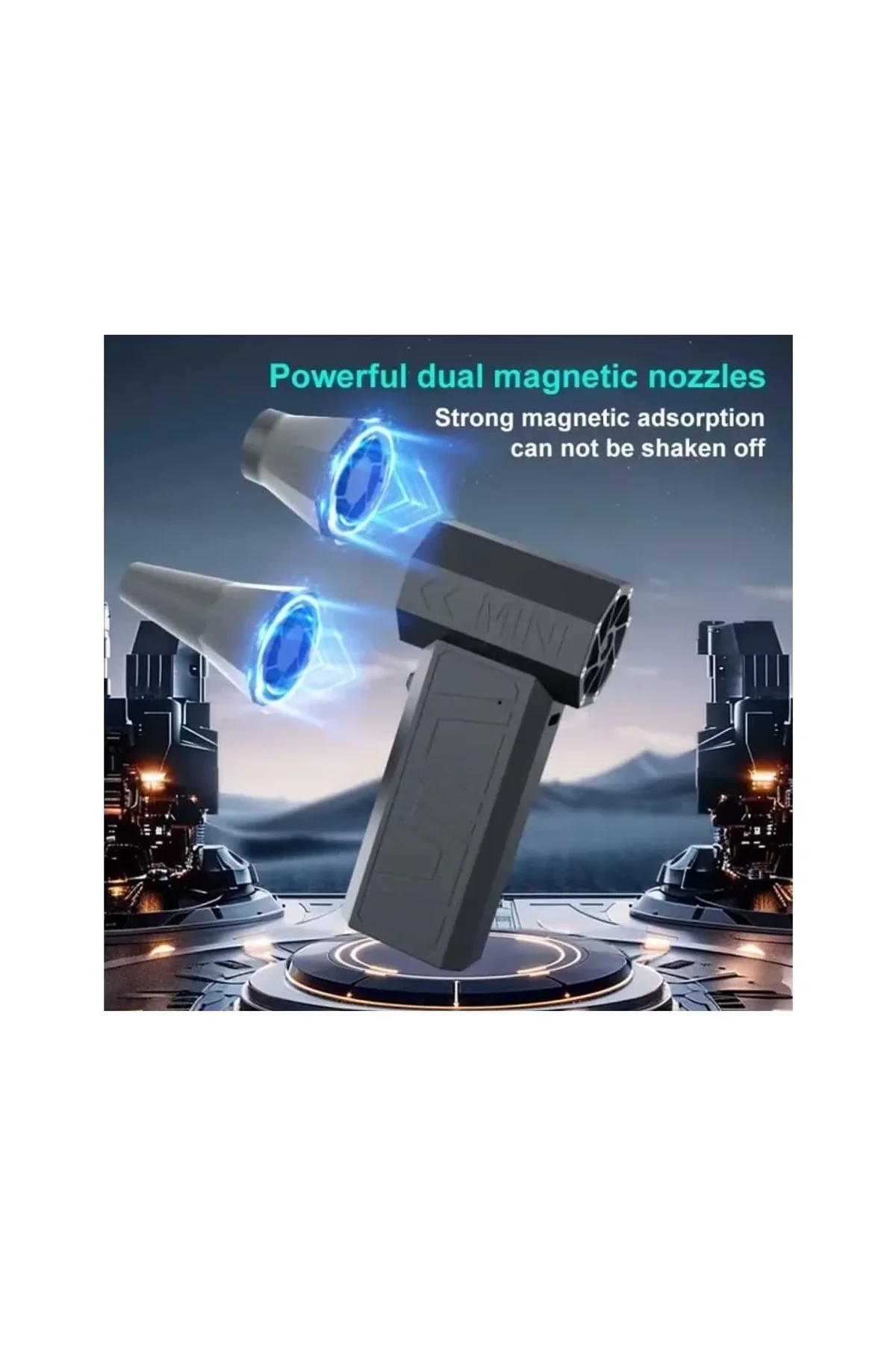 Mega Turbo Üfleyici Elektrikli Şiddetli Fan Hava Kompresör 130.000RPM Mangal Barbekü Fanı (4741) - Just Cheap Store Görsel 5