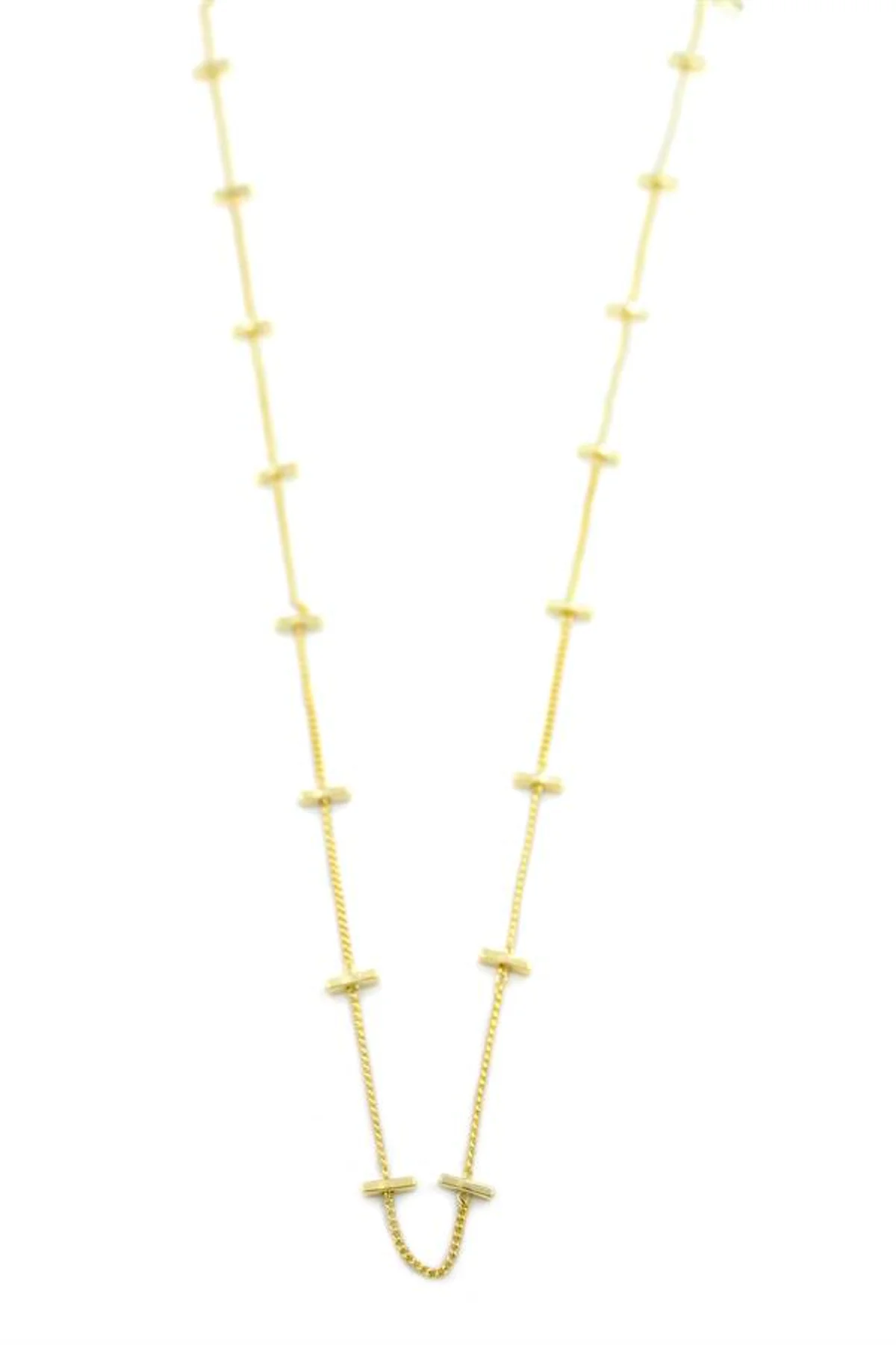 Çubuk Kolye - 45cm - Altın
