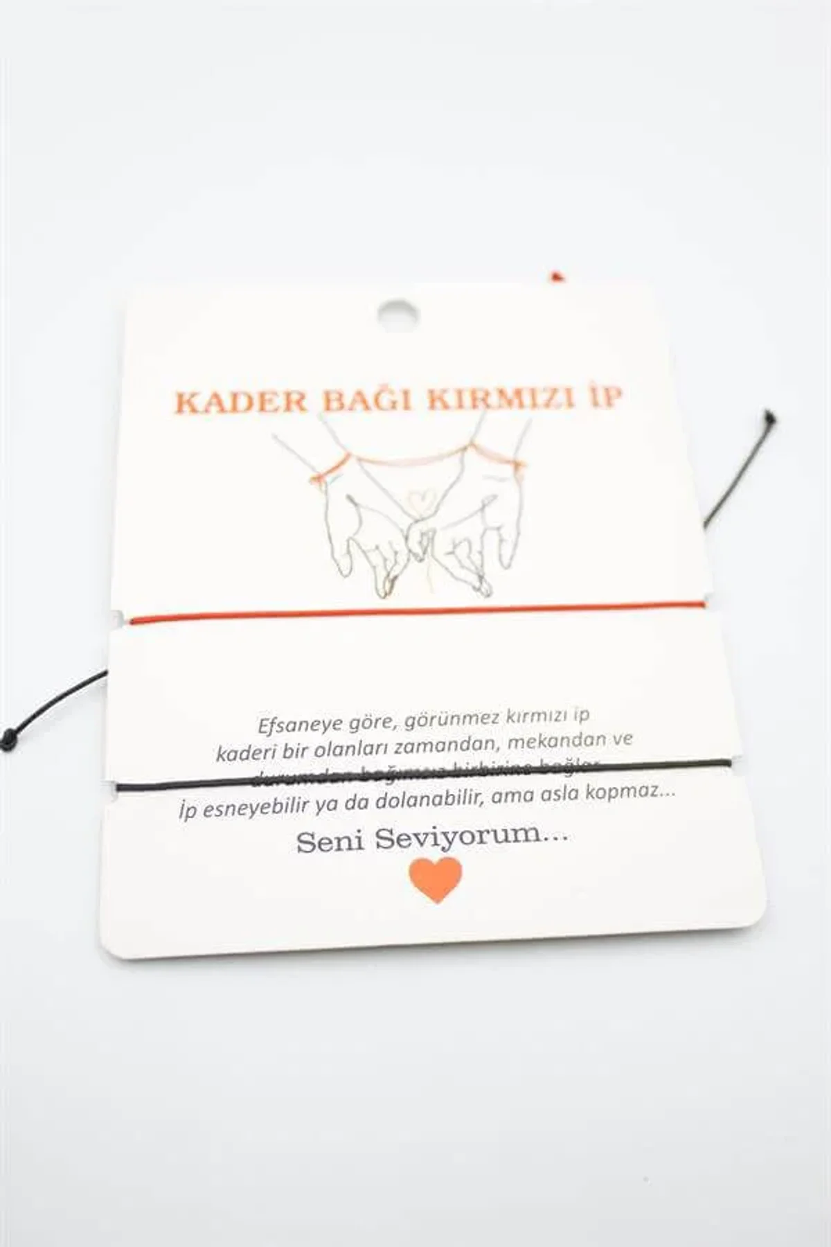 2'li Arkadaş Bilekliği - Kırmızı - Just Cheap Store Görsel 3