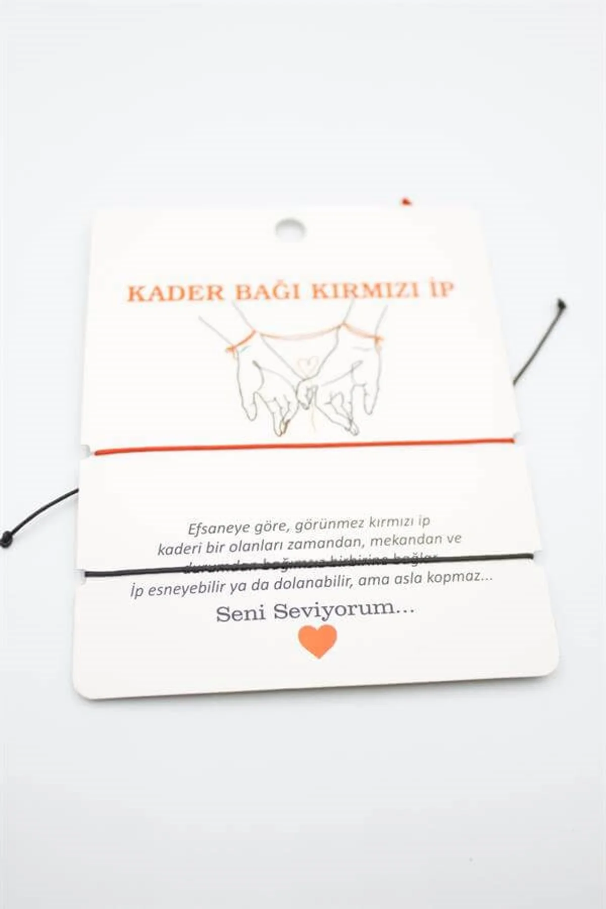 2'li Arkadaş Bilekliği - Kırmızı - Just Cheap Store Görsel 2