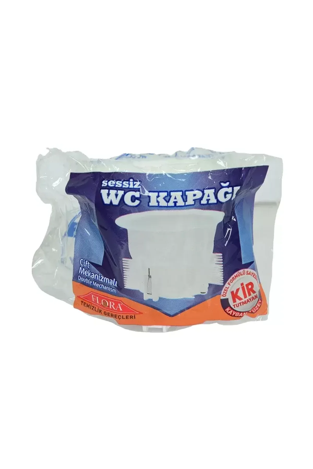 Sessiz Wc Kapağı Çift Mekanizmalı Kir Tutmayan Kaygan Yüzey Beyaz Renk - Just Cheap Store Görsel 3