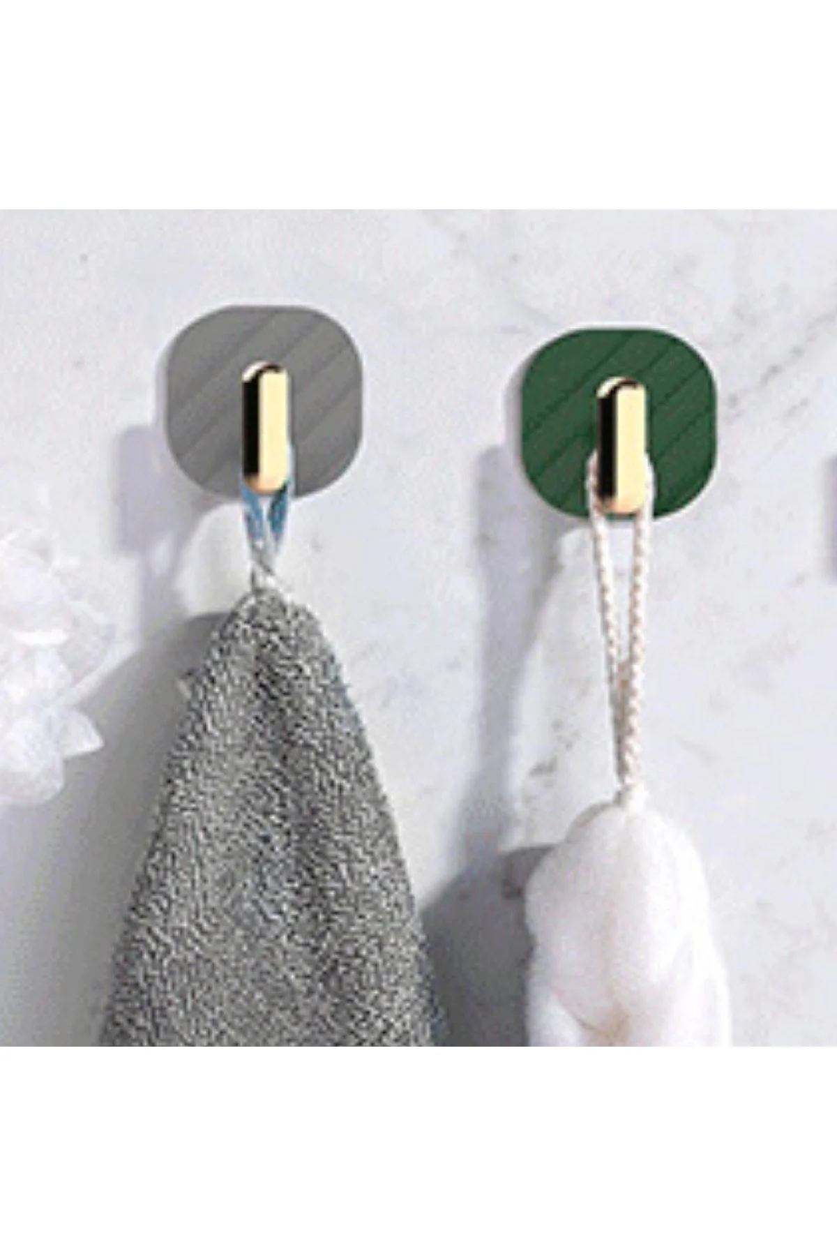 2li Yapışkanlı Retro Askılık Dolap Kapak Kulpu Gri (4741) - Just Cheap Store Görsel 5