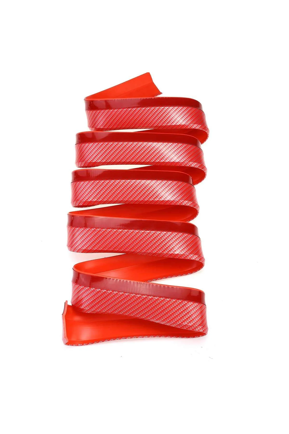Kırmızı Renkli 2,5 Metre Araba Oto Ön Tampon Koruyucu Kauçuk Pratik Tampon Şerit Bant Döşeme Kiti (4 - Just Cheap Store Görsel 4
