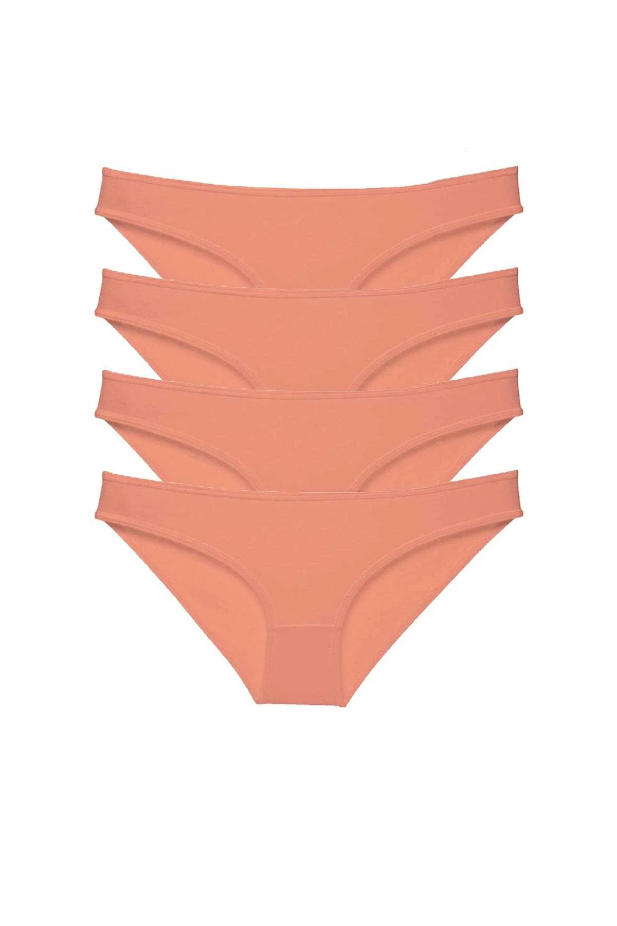 4 adet Süper Eko Set Likralı Kadın Slip Külot Pudra - Just Cheap Store Görsel 2