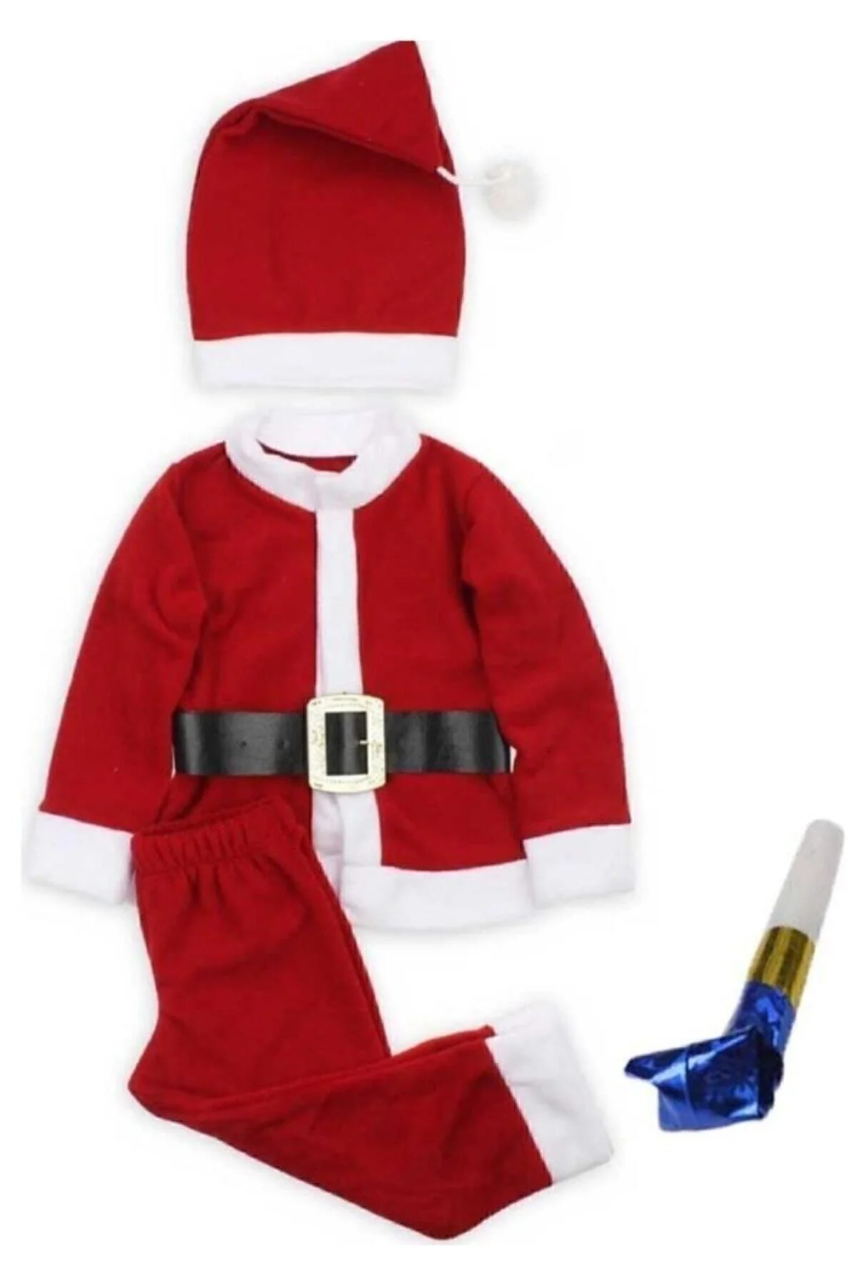 Noel Baba Erkek Bebek Çocuk Yılbaşı Kostümü Yılbaşı - Hippo Görsel 2