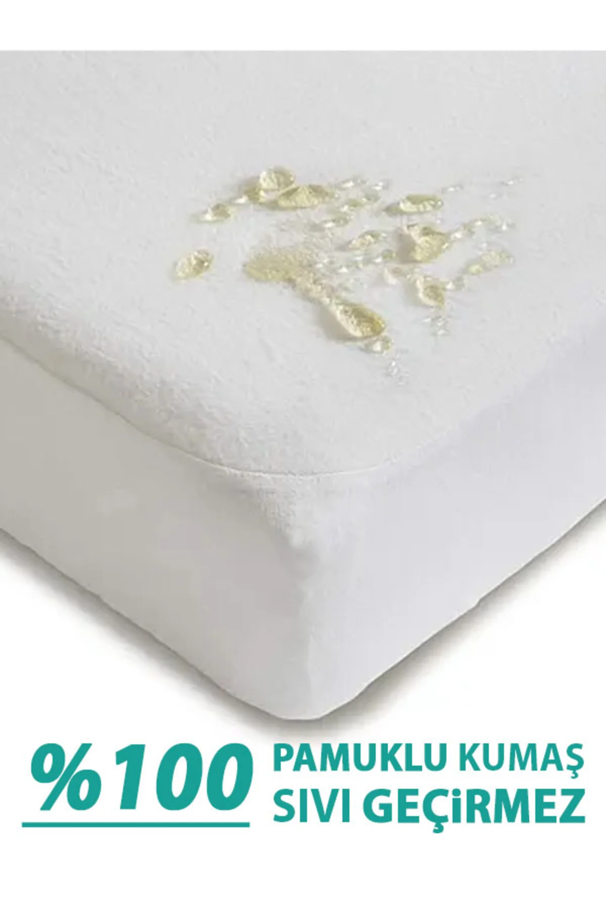 %100 Pamuklu Sıvı Geçirmez Bebek Ve Çocuk Yatak Koruyucu Alez, Park Beşik, Kreş Anaokulu Alezi - SUVAY Görsel 5