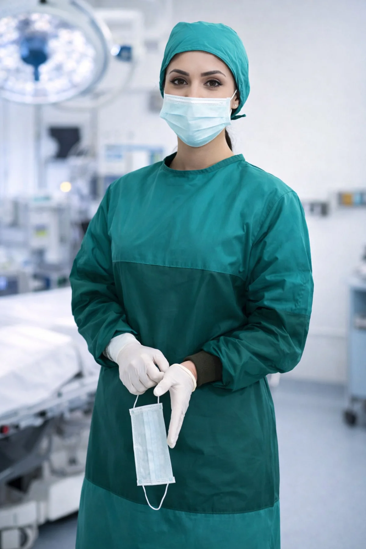 Cerrahi Box Önlüğü Ameliyathane Doktor Boks Önlüğü Yıkanabilir Çok Kullanımlık Önlük - SUVAY Görsel 2
