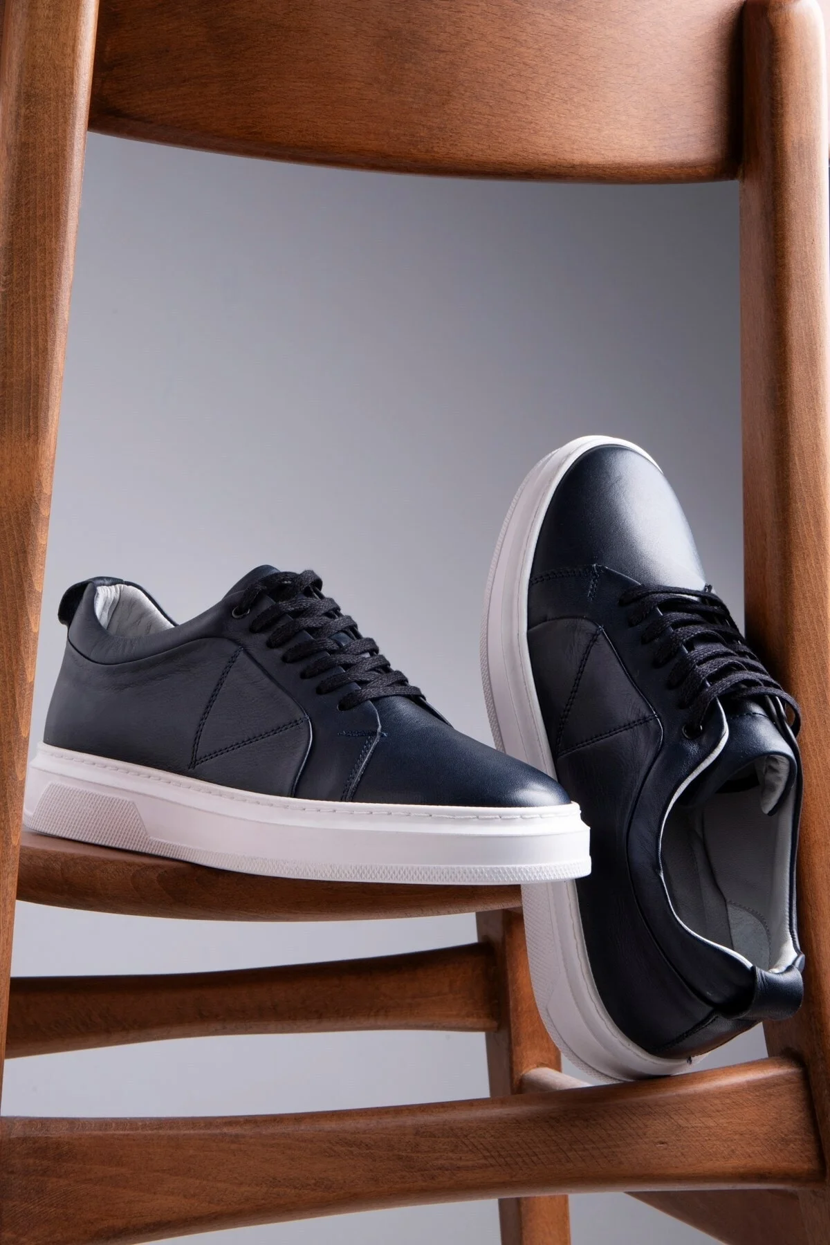 Correndo Erkek Hakiki Deri Sneaker, Bağcıklı Sneaker, Hakiki Deri Sneaker, Erkek Sneaker - Ducavelli Görsel 6