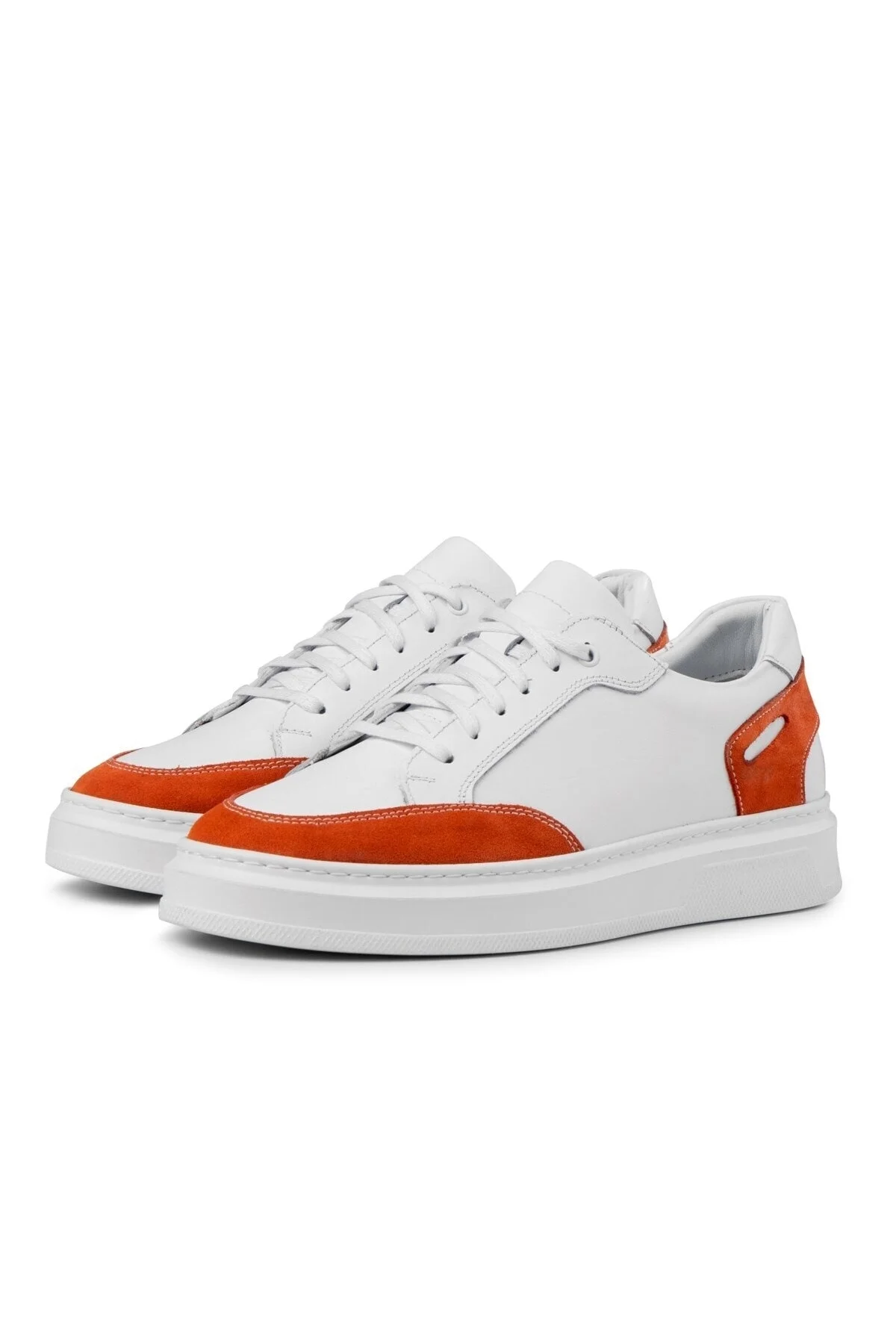 Tarona Erkek Hakiki Deri Sneaker, Bağcıklı Sneaker, Hakiki Deri Sneaker, Erkek Sneaker - Ducavelli Görsel 2