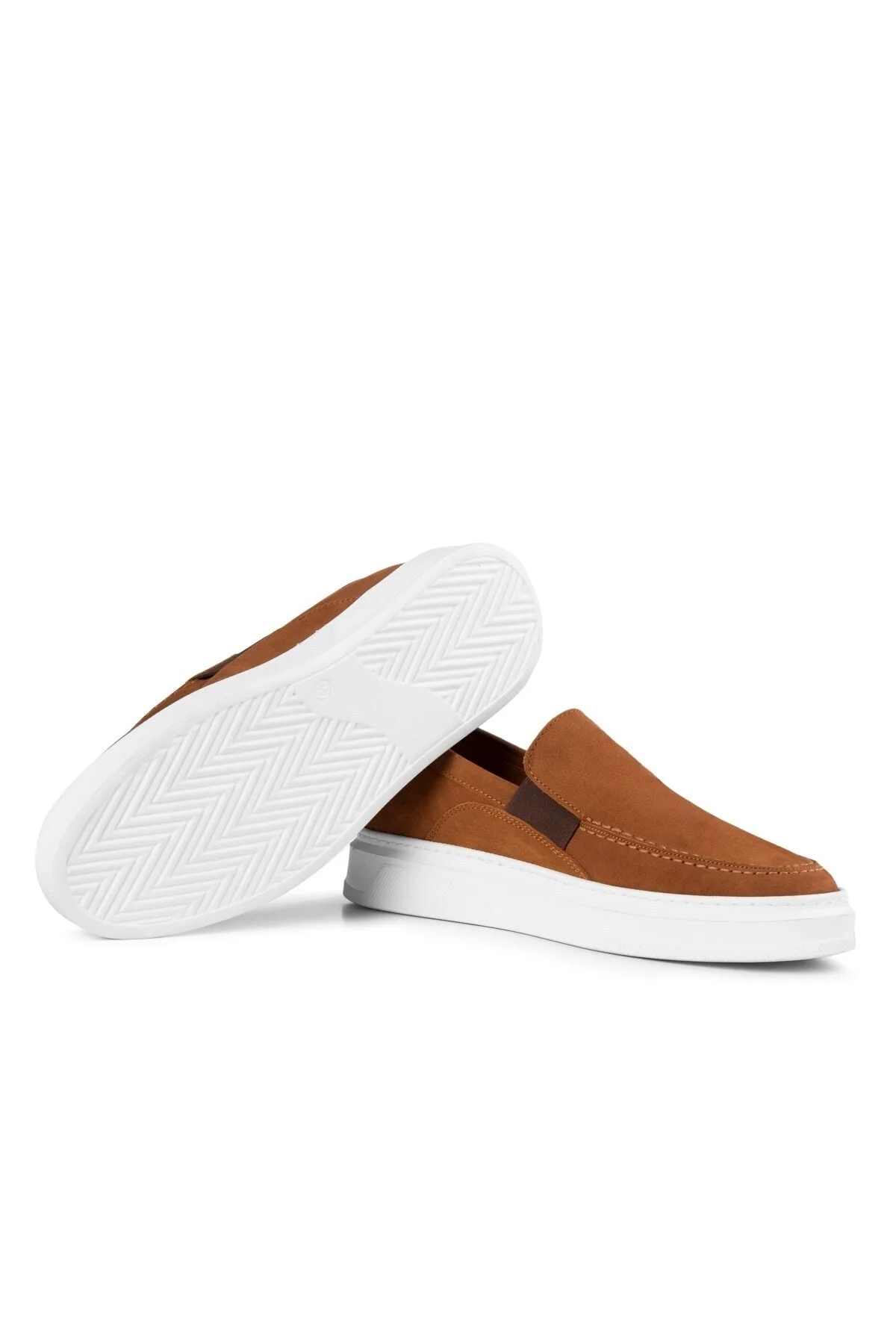 Menta Erkek Hakiki Deri Nubuk Sneaker, Loafer Sneaker, Hakiki Deri Sneaker, Erkek Snaker - Ducavelli Görsel 3