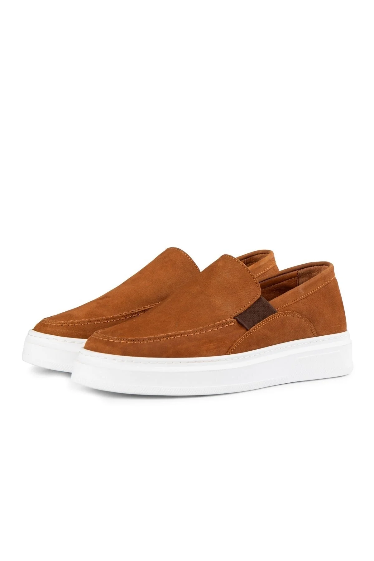 Menta Erkek Hakiki Deri Nubuk Sneaker, Loafer Sneaker, Hakiki Deri Sneaker, Erkek Snaker - Ducavelli Görsel 2