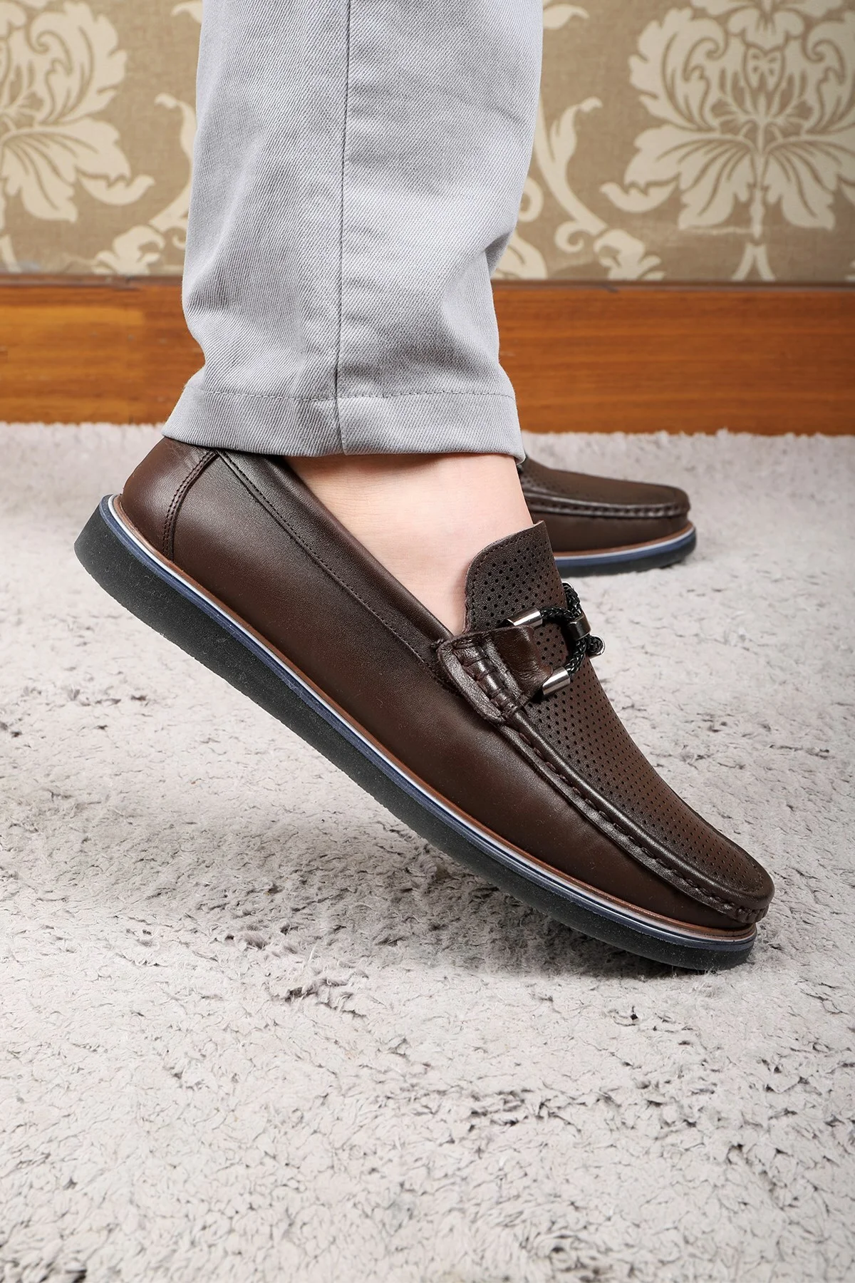 Gela Hakiki Deri Erkek Günlük Ayakkabı Loafer Ayakkabı - Ducavelli Görsel 6