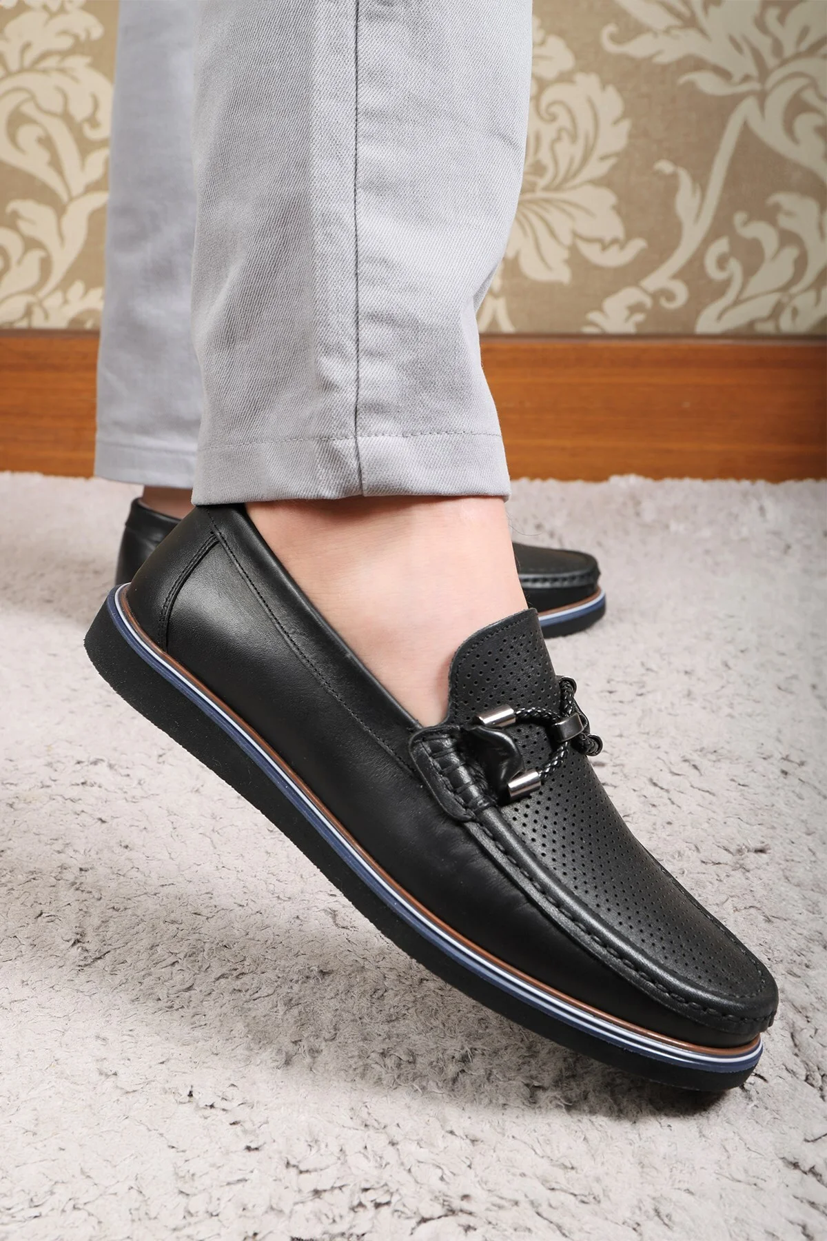 Gela Hakiki Deri Erkek Günlük Ayakkabı Loafer Ayakkabı - Ducavelli Görsel 6