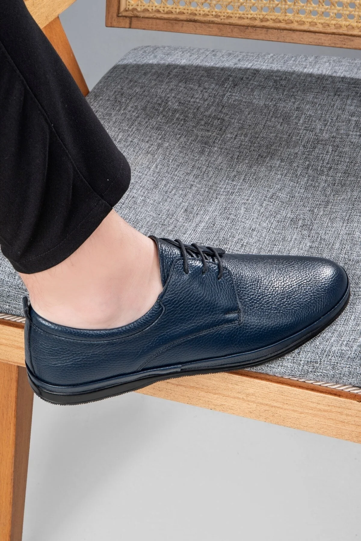Otrom Hakiki Deri Comfort Ortopedik Erkek Günlük Ayakkabı, Baba Ayakkabısı, Ortopedik Ayakkabı - Ducavelli Görsel 7