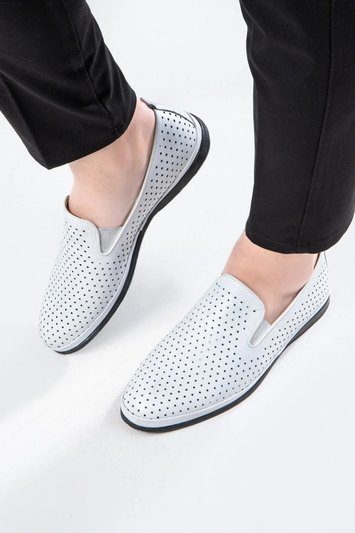 Komba Hakiki Deri Comfort Ortopedik Erkek Günlük Ayakkabı, Baba Ayakkabısı Ortopedik Loafer Ayakkabı - Ducavelli Görsel 5