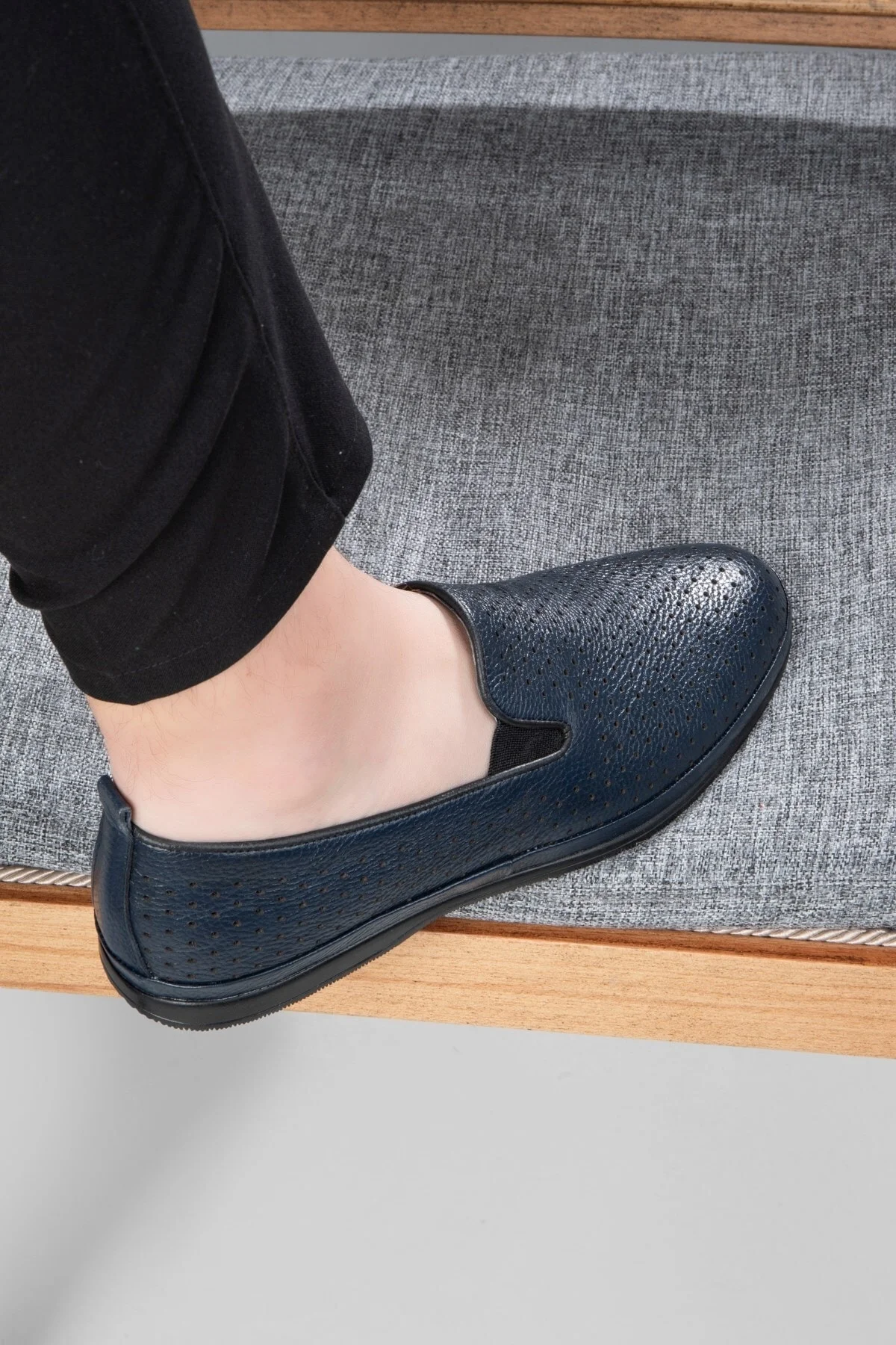 Komba Hakiki Deri Comfort Ortopedik Erkek Günlük Ayakkabı, Baba Ayakkabısı Ortopedik Loafer Ayakkabı - Ducavelli Görsel 7