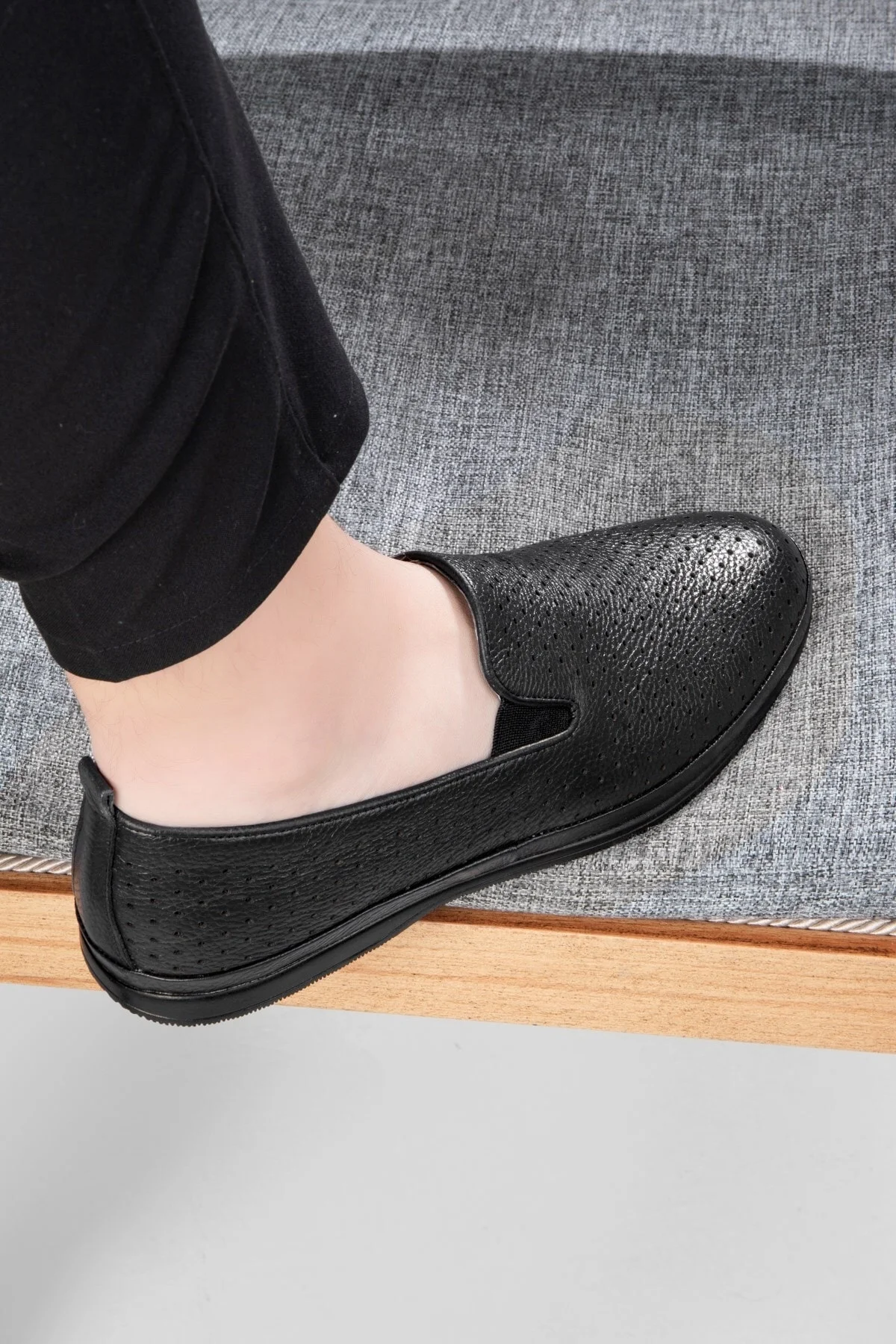 Komba Hakiki Deri Comfort Ortopedik Erkek Günlük Ayakkabı, Baba Ayakkabısı Ortopedik Loafer Ayakkabı - Ducavelli Görsel 7