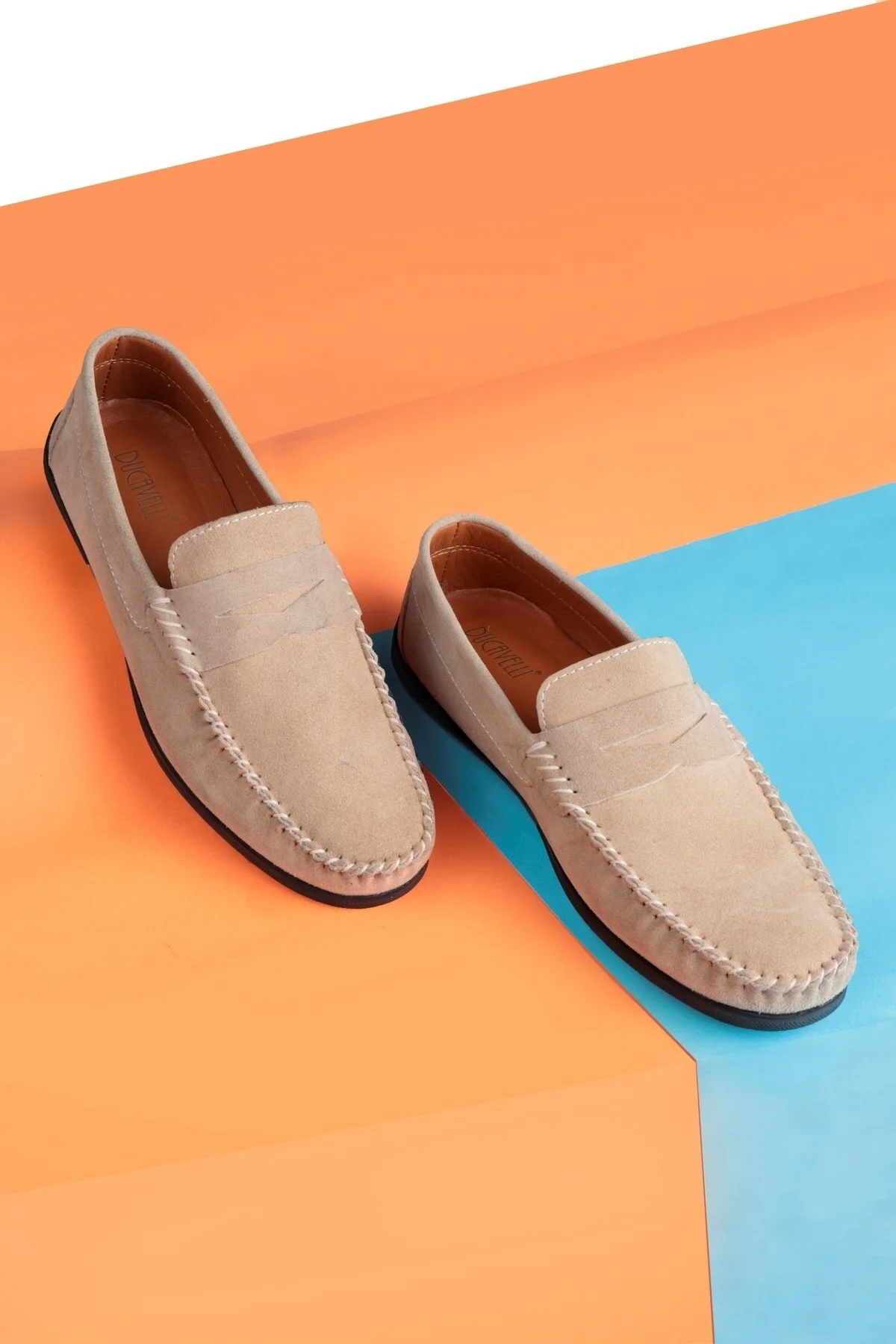 Naran Hakiki Deri Erkek Günlük Ayakkabı, Loafer Ayakkabı, Hafif Ayakkabı, Süet Ayakkabı - Ducavelli Görsel 5